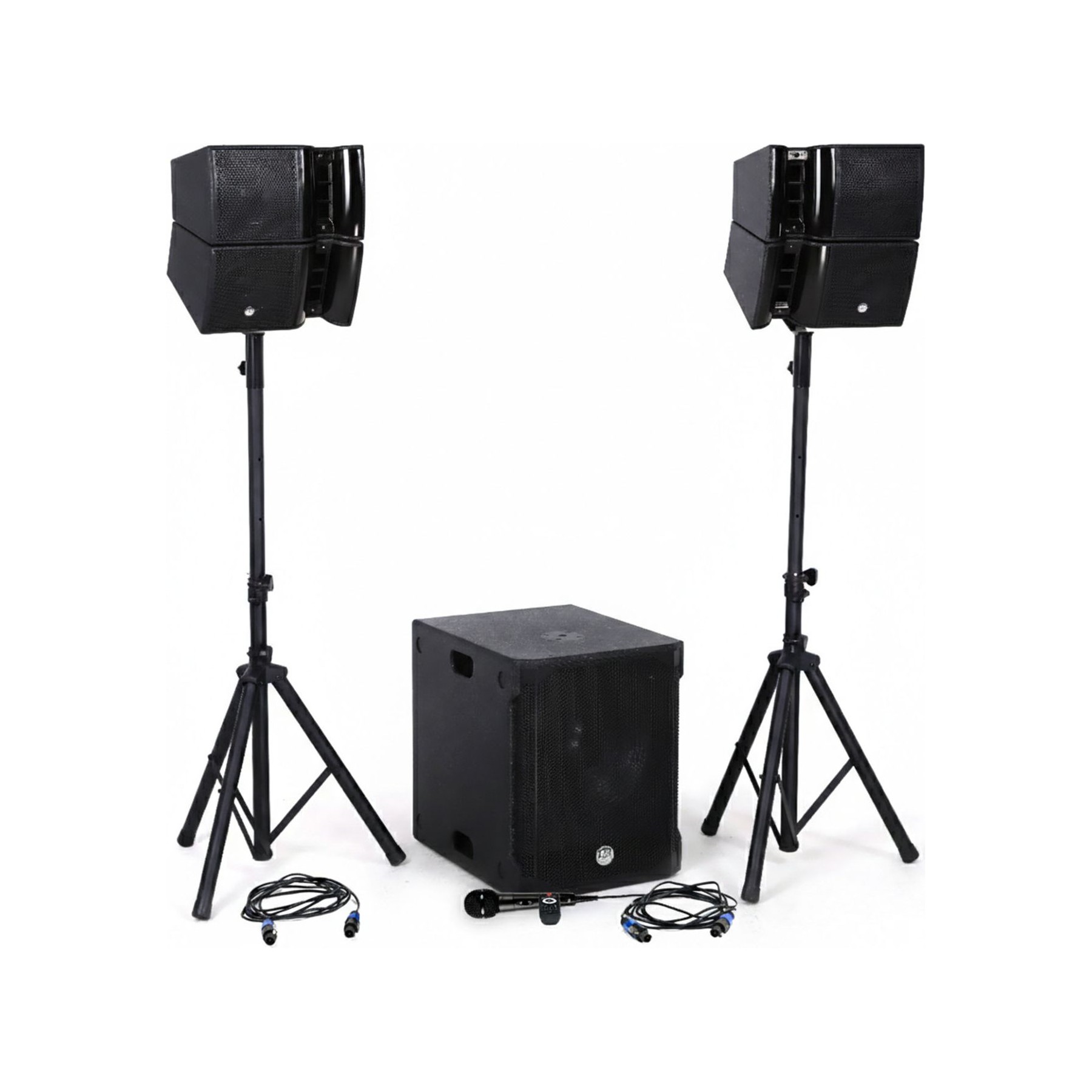 Pack sono BM SONIC Pack Kit Sonorisation 1200W DJ complet B