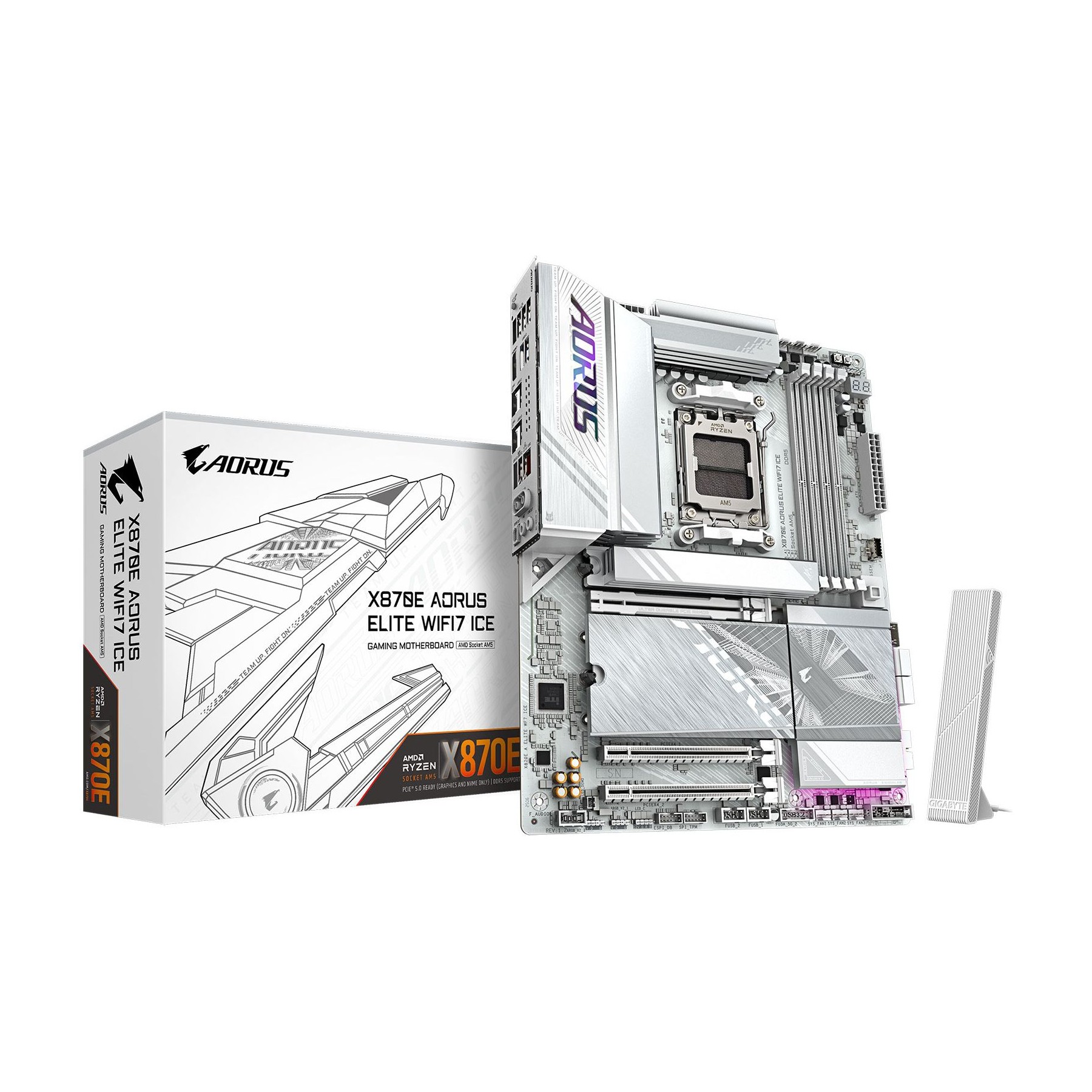 Carte mère GIGABYTE Gigabyte X870E AORUS ELITE WIFI7 ICE