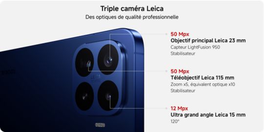 Smartphone XIAOMI 17T Pro Conçu avec Leica 5G  512Go Bleu