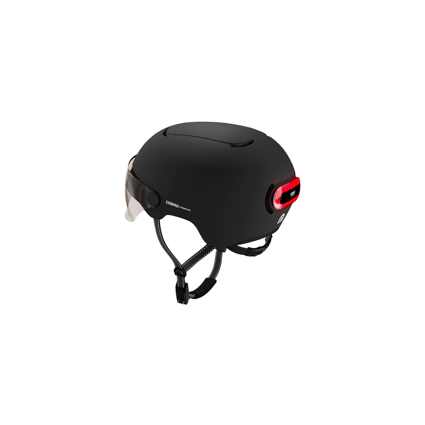 Casque trottinette COSMO CONNECTED Fusion noir mat