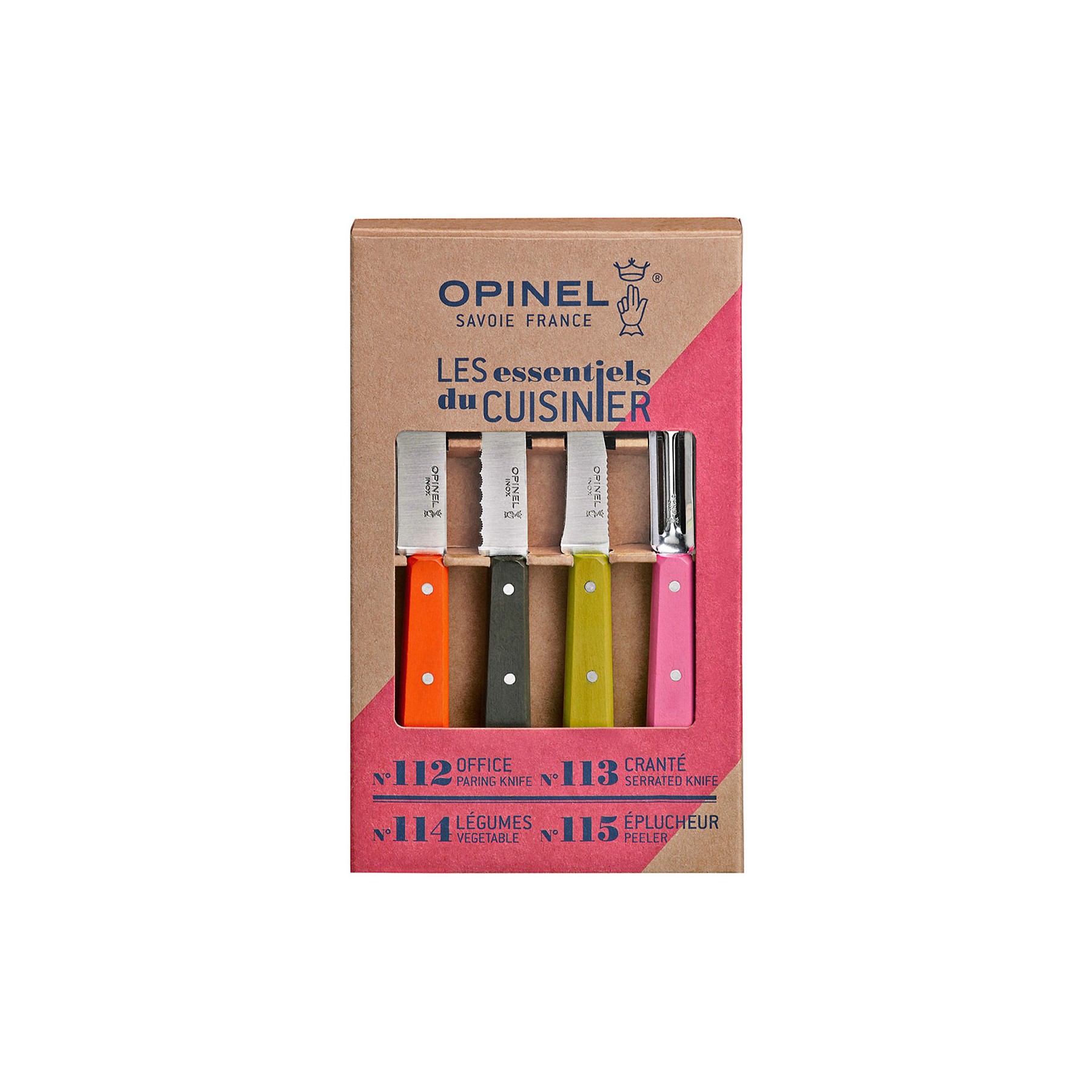 Set de couteaux OPINEL Les Essentiels Fifties 4 couteaux