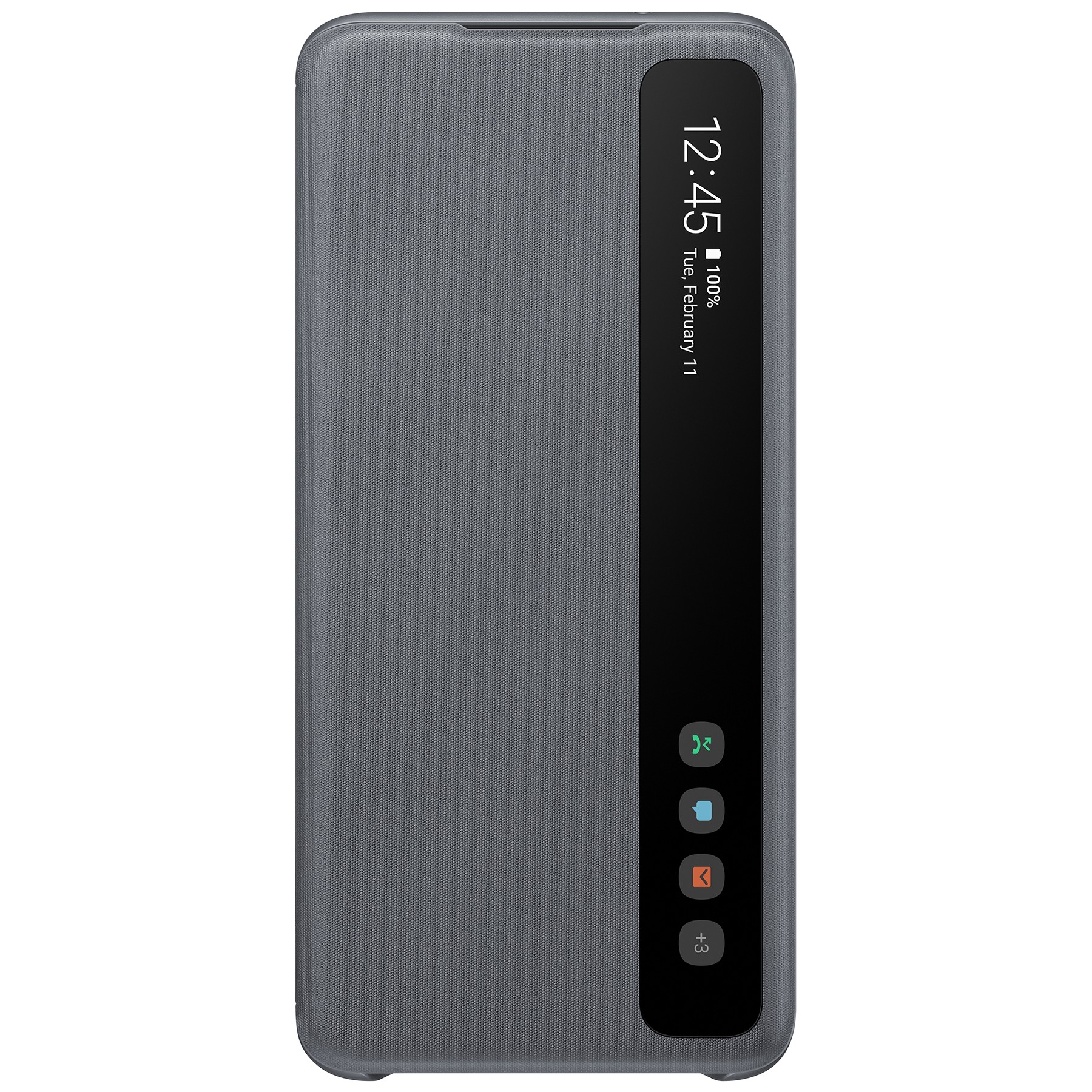 Etui SAMSUNG S20 Clear View cover gris