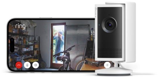Caméra de surveillance RING Plus noire