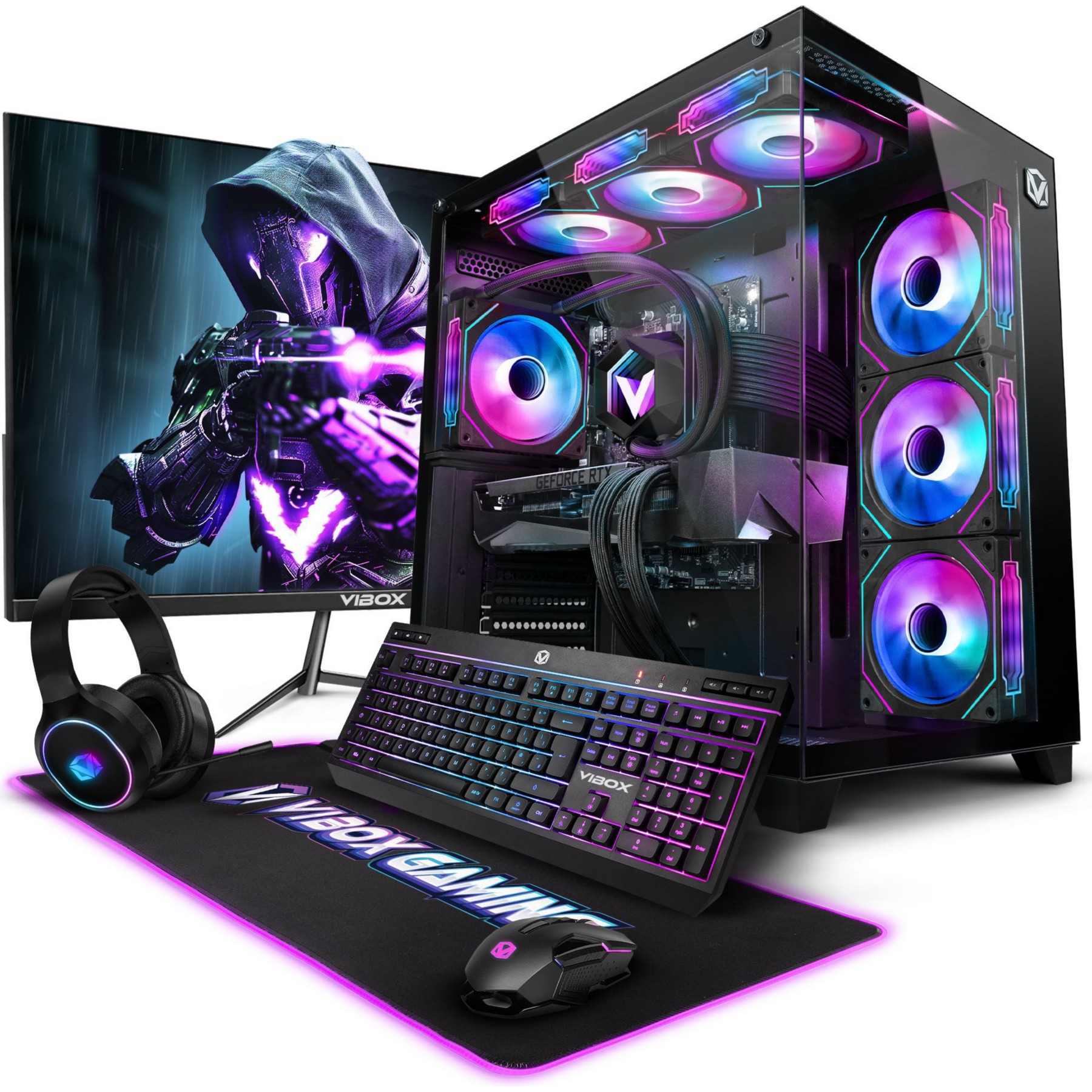 PC Gamer VIBOX 12700KF • RTX 5070Ti • 32 Go • 2 To NVMe