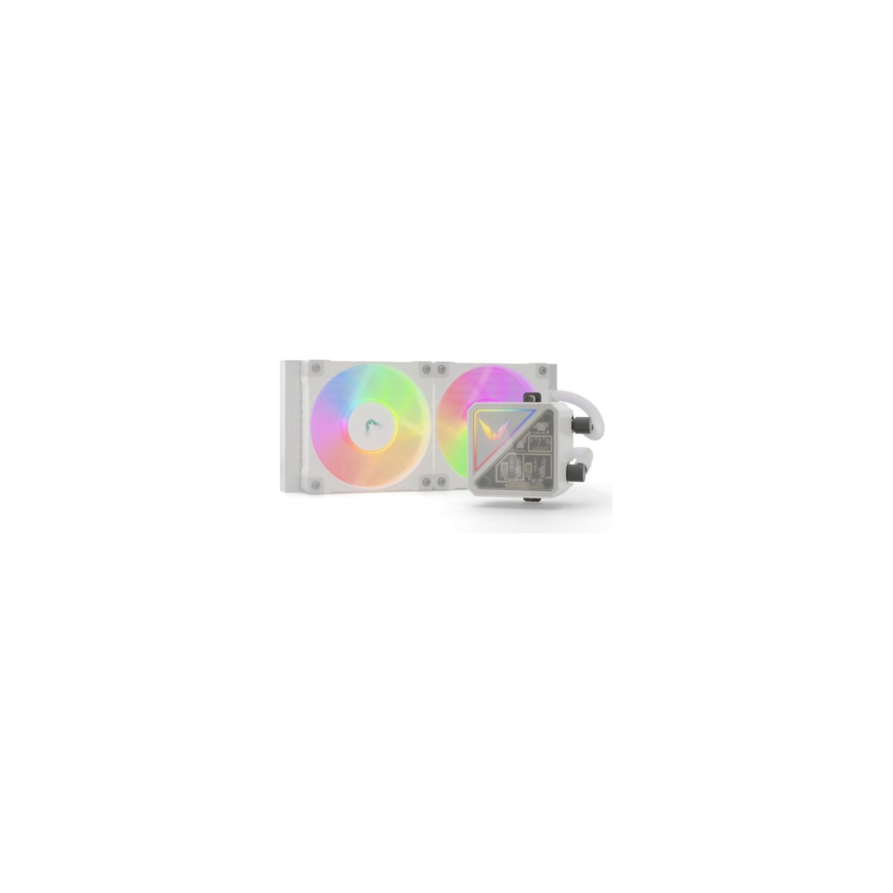 Kit de refroidissement VALK V-Lite - 240 mm Blanc