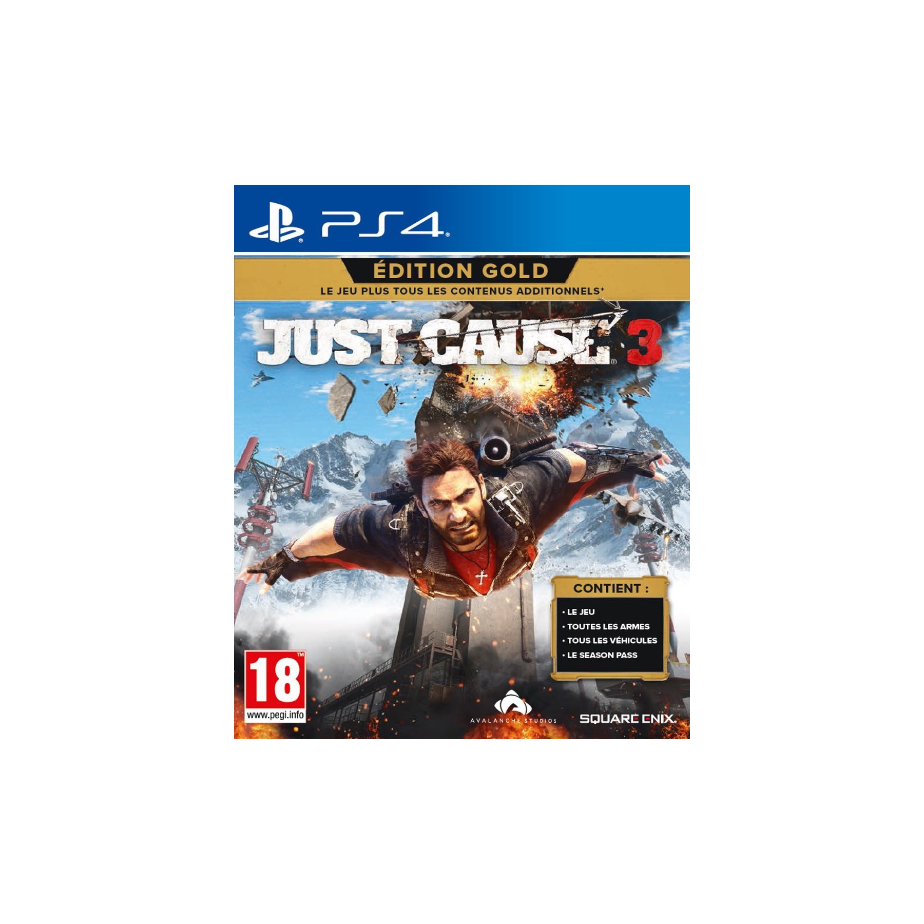 Jeu PS4 SQUARE ENIX Just Cause 3 Gold Edition