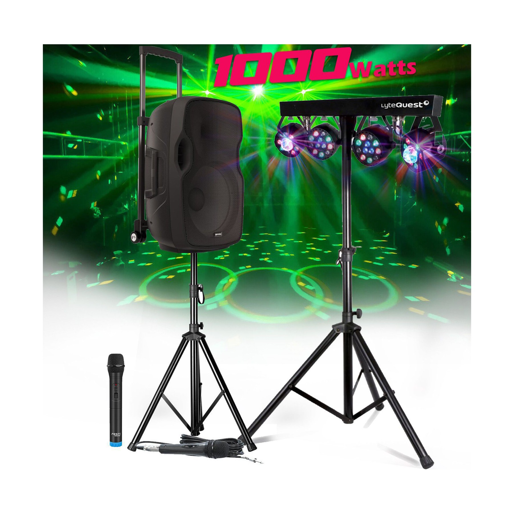 Enceinte sono GEMINI Enceinte Active Gemini 1000W - sur Batte