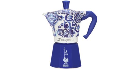 Cafetière italienne BIALETTI Moka Express 6T Collection D&G Blue