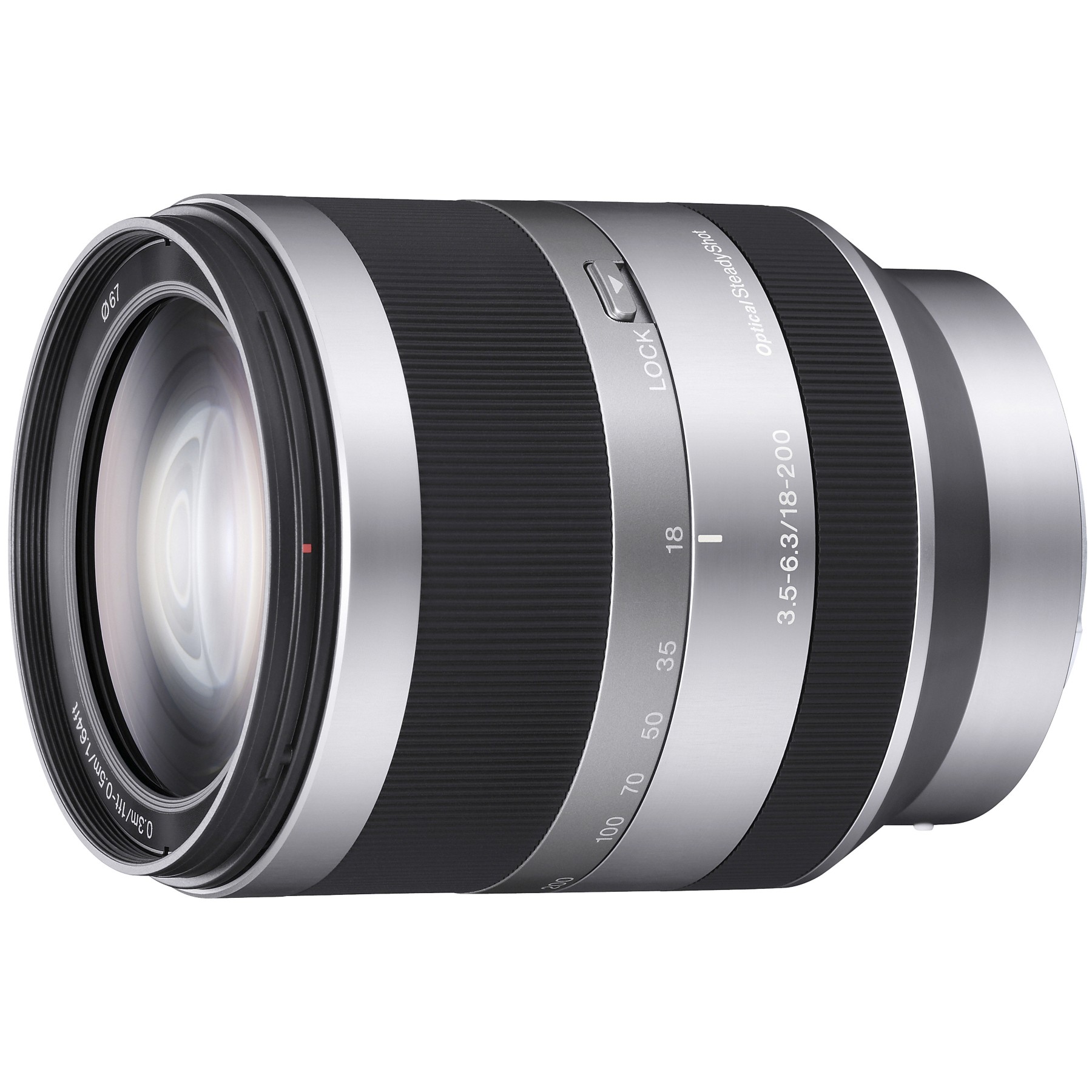 Objectif pour Hybride SONY SEL E 18-200mm f3.5-6.3 Silver Reconditionné