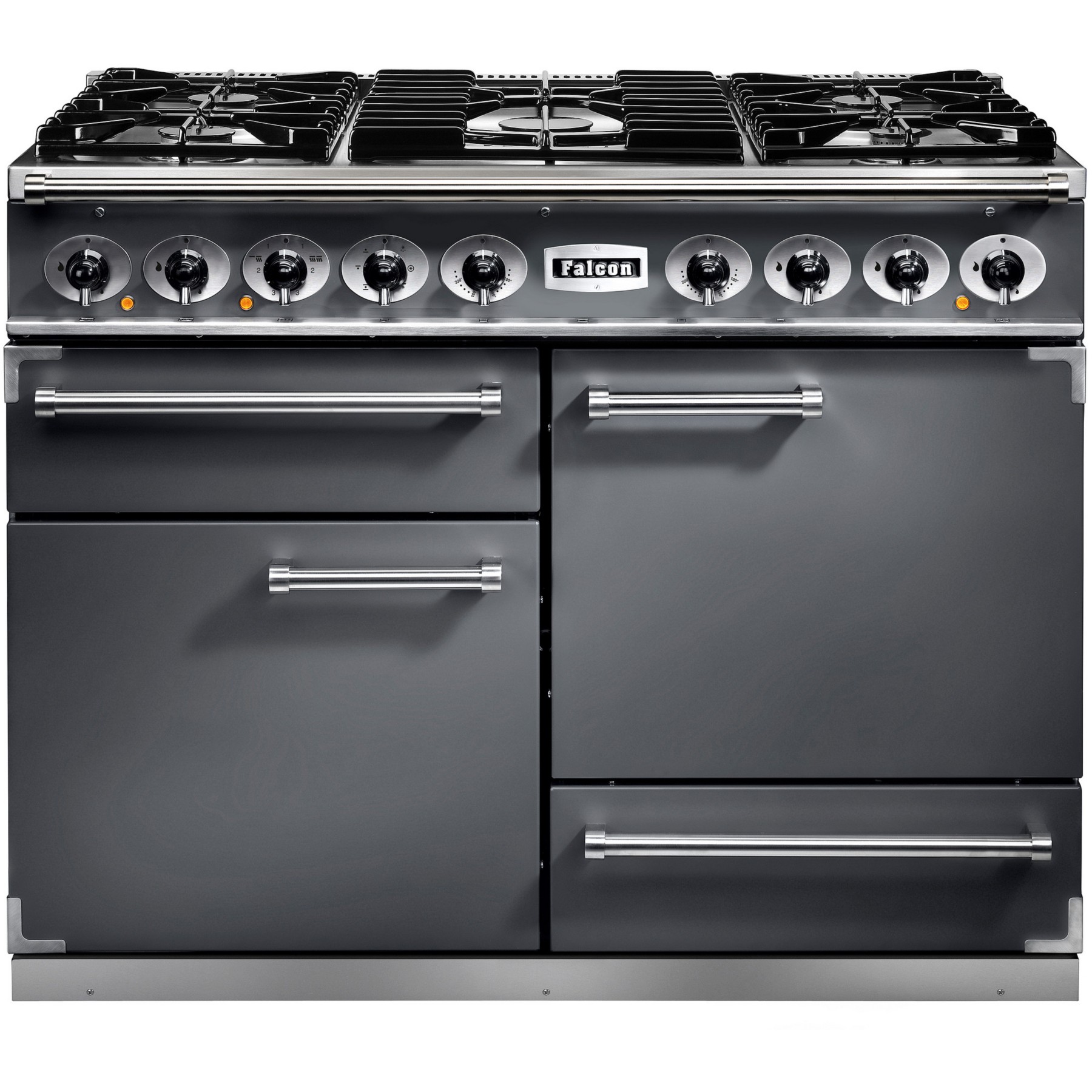 Piano de cuisson gaz FALCON Semi Pro DELUXE 110 ARDOISE NICKEL