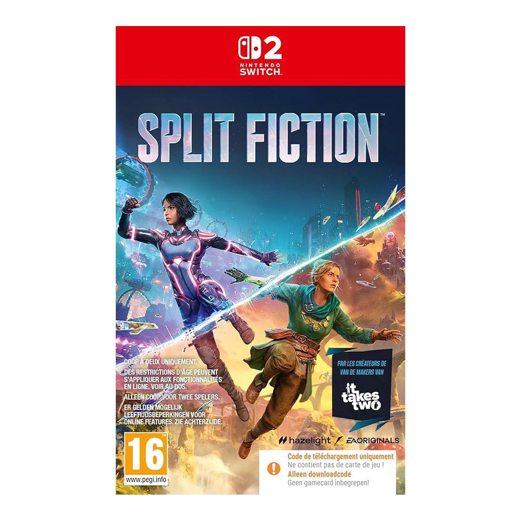 Jeu Switch 2 BANDAI NAMCO Split Fiction (code De Téléchargement)