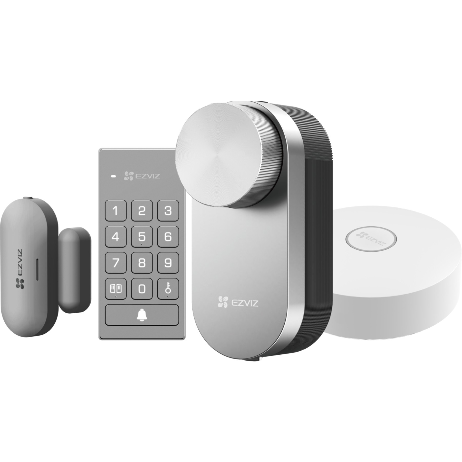 Serrure connectée EZVIZ DL01 Pro + clavier + hub
