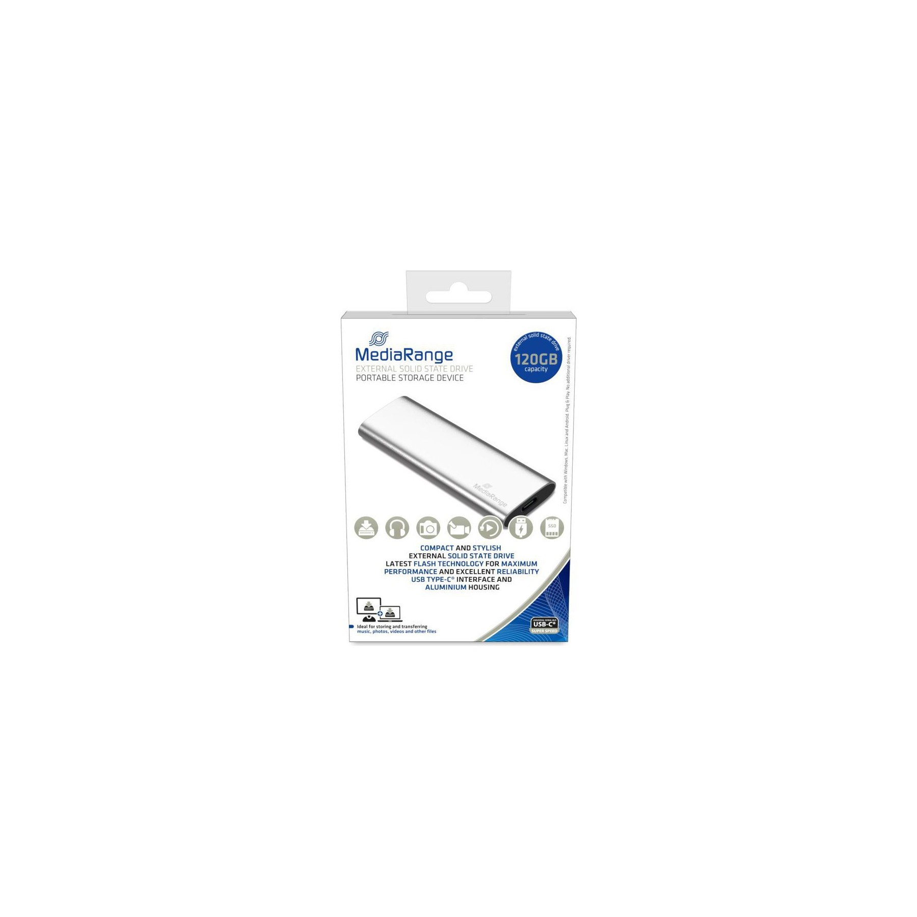 Disque SSD externe MEDIA-RANGE MR1100