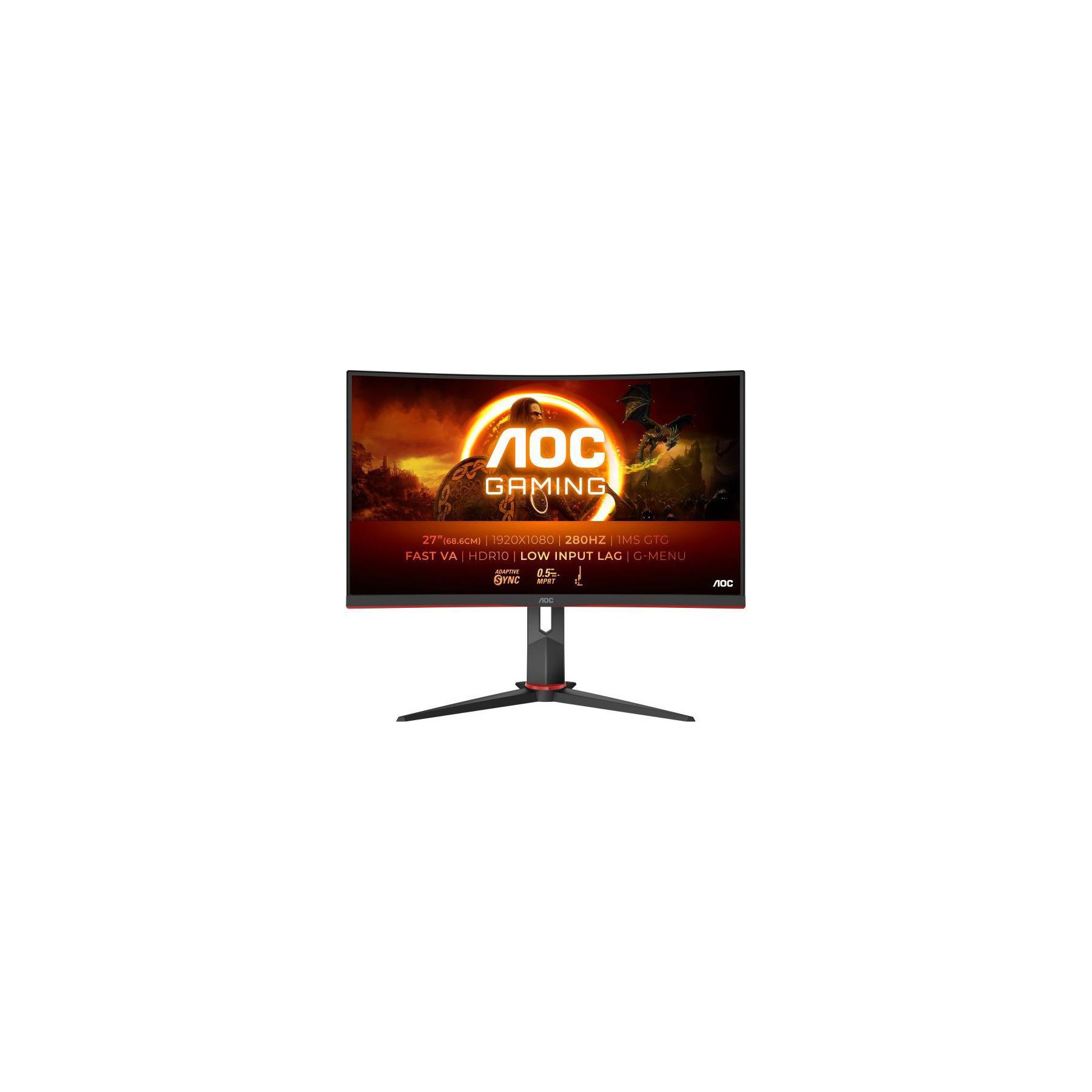AOC G2 C27G2Z3 BK écran plat de PC 68,6 cm