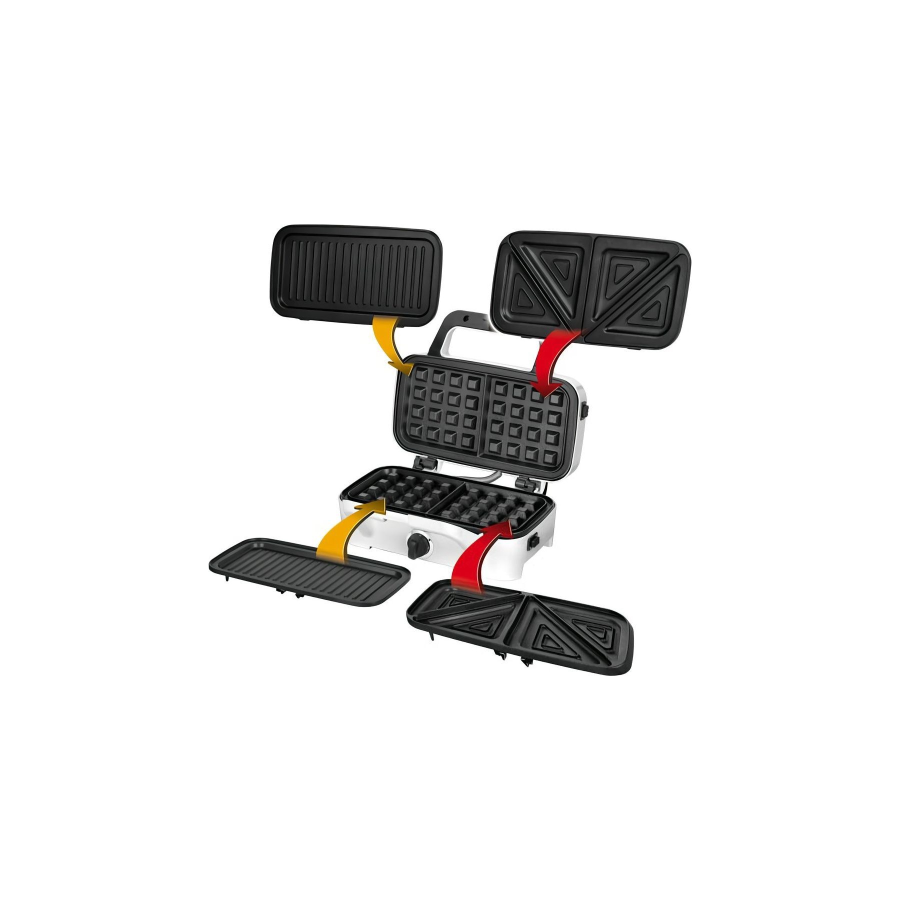 Croque, gaufre, gril MPM Appareil à Sandwich maker 3 en 1