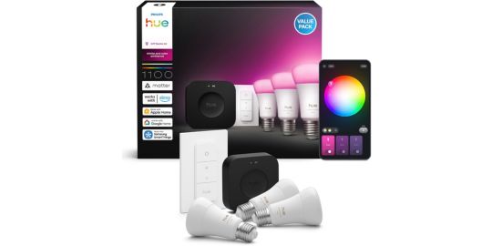 Pack PHILIPS Hue E27 WCA A60 3KIT sw Pro