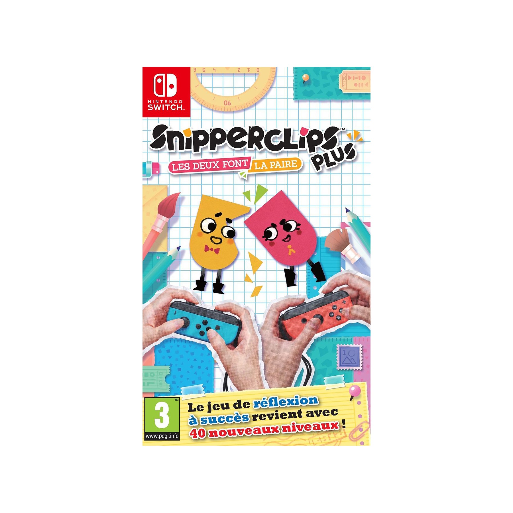 Jeu Switch NINTENDO Snipperclips Plus Les Deux Font La Paire