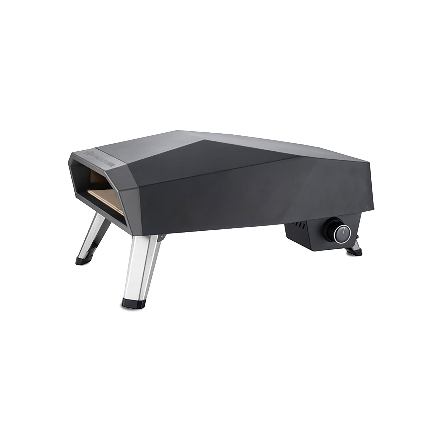 Four à pizza gaz LE MARQUIER FPG12D noir pizza 30 cm, préchauffage 15 min, jusqu'à 500°C