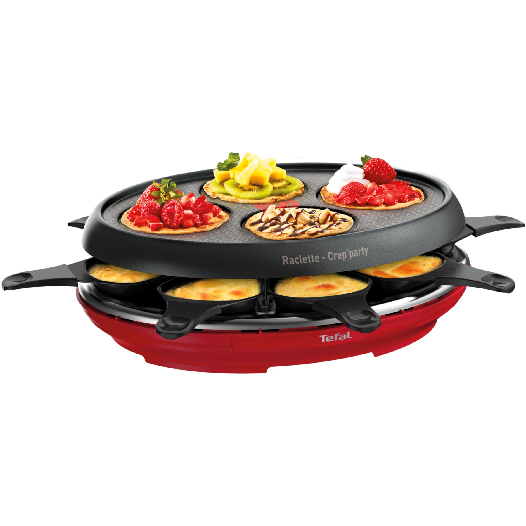 Raclette TEFAL Colormania rouge RE310512