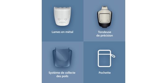 Tondeuse barbe PHILIPS BT5775/15 Series 5000, molette réglable,  40 hauteurs de coupe, précision 0,2 mm, autonomie 100 mn