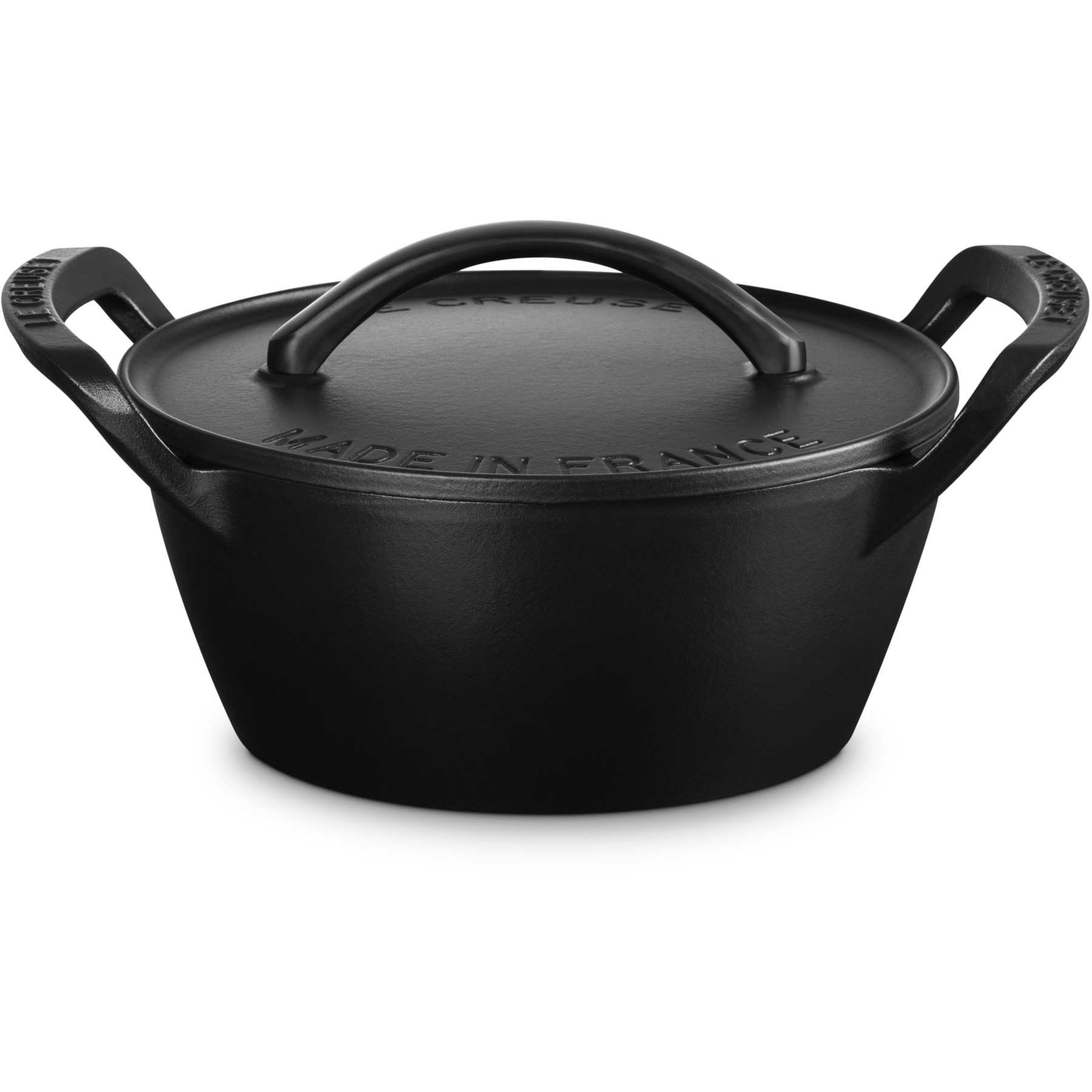 Cocotte LE CREUSET barbecue 25cm noir mat