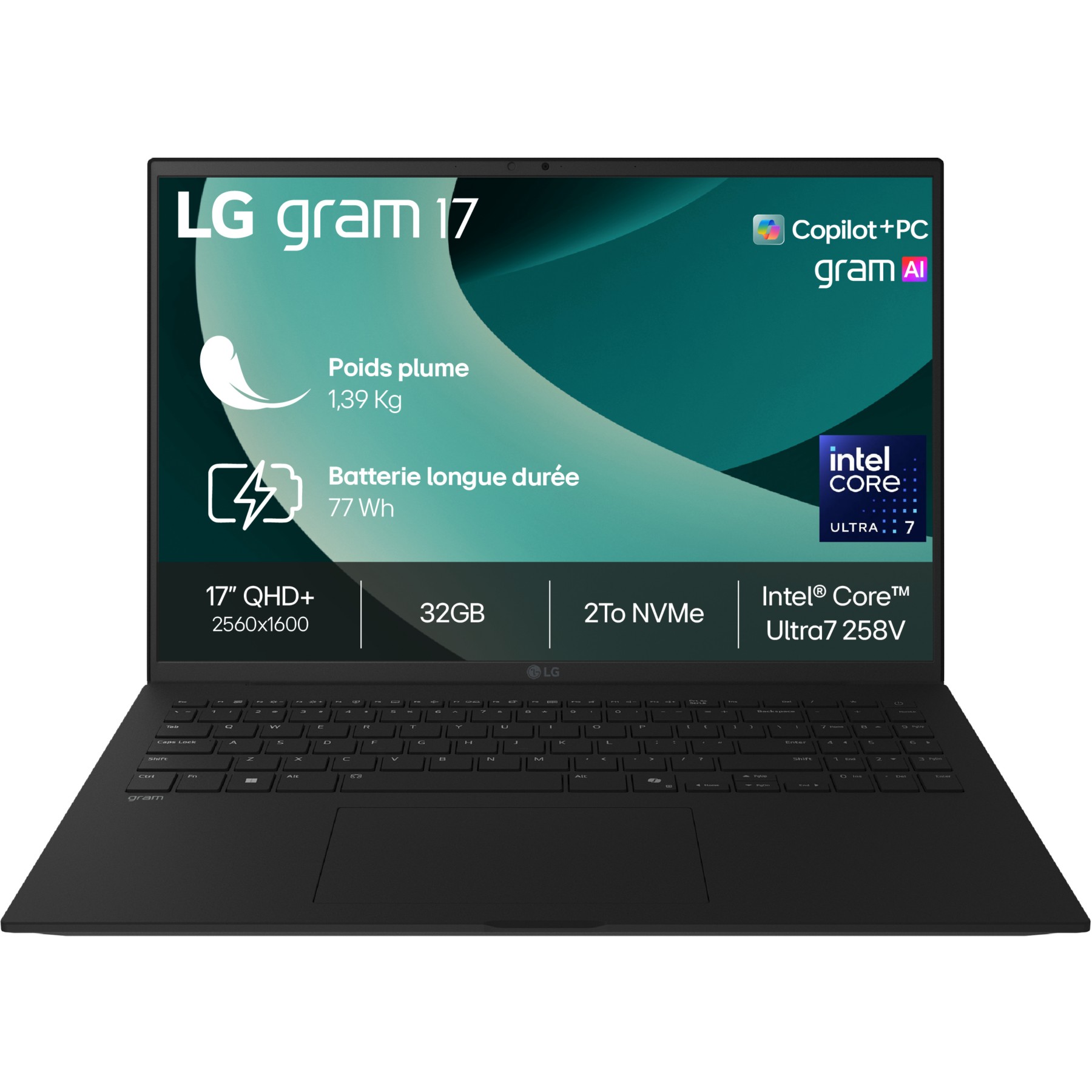 Ordinateur portable LG Gram  17Z90TL-G.AU8BF Copilot+