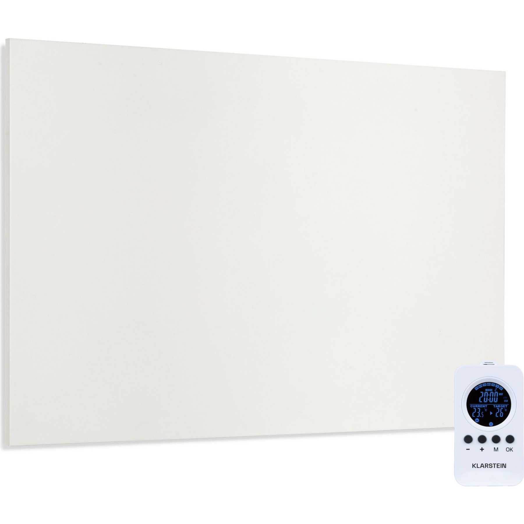 Chauffage infrarouge KLARSTEIN Wonderwall Air Infini 90x60cm 580W Blanc