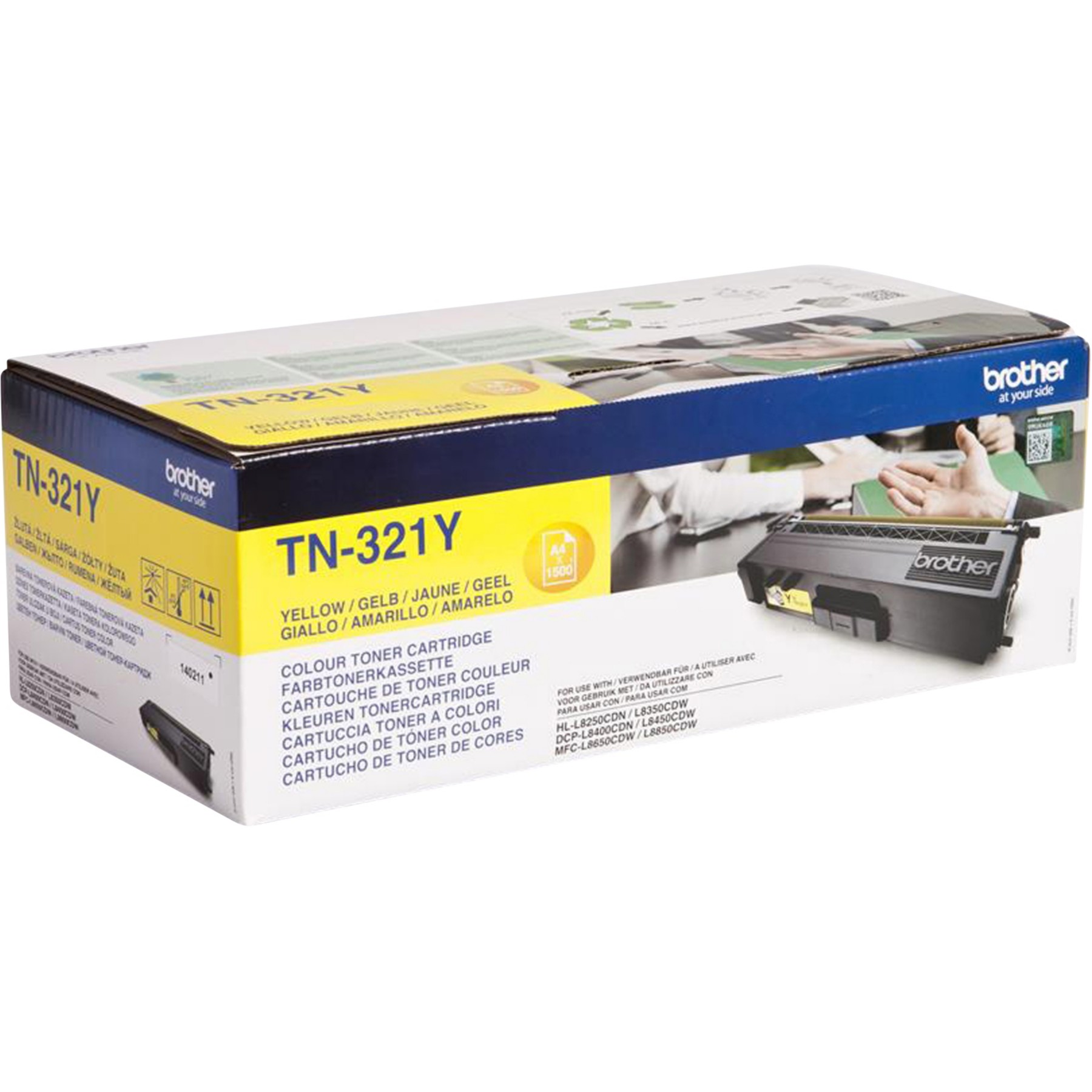 Toner BROTHER Jaune TN321