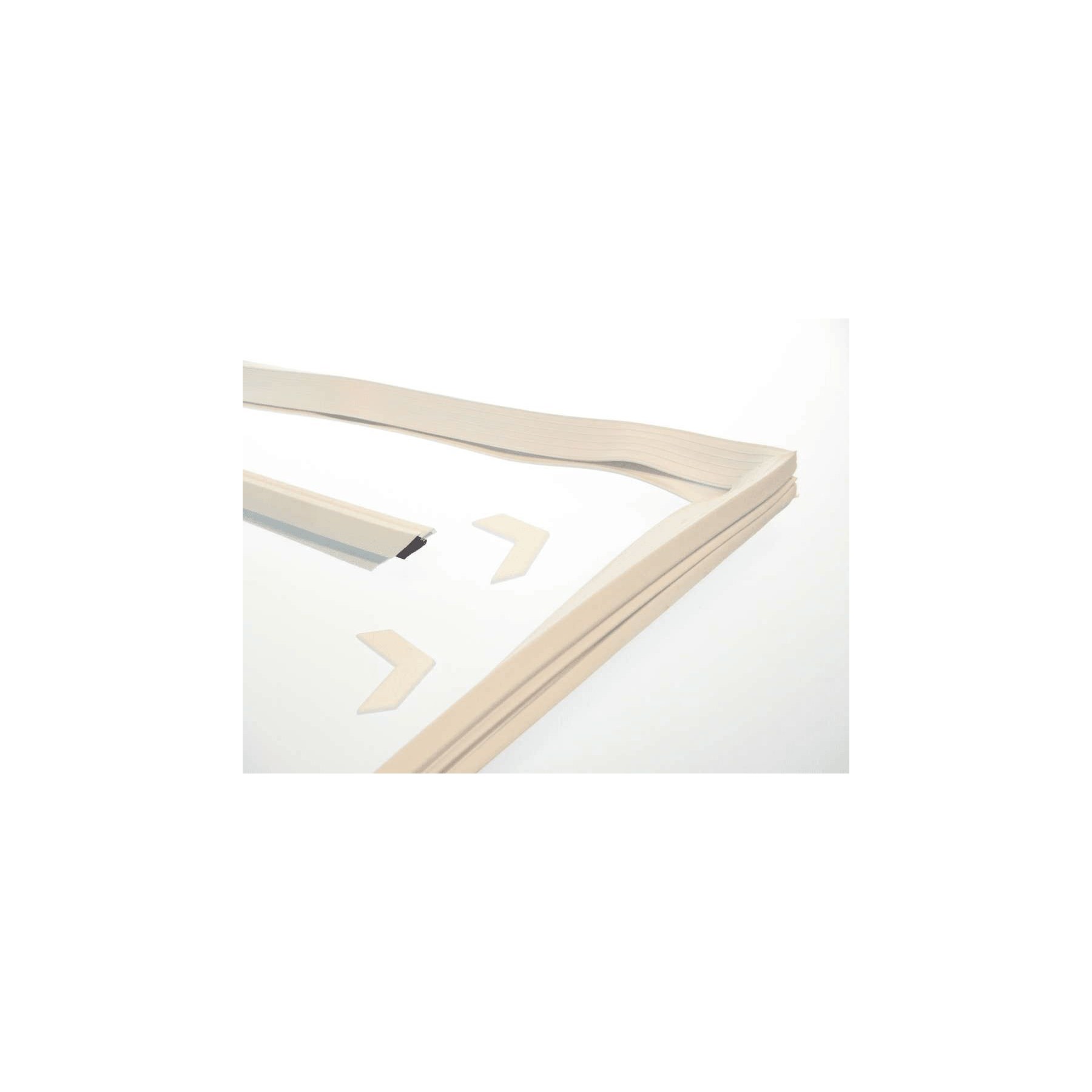 Joint de porte DIVERS kit 2 joints a semelle l 1300 x 700 mm