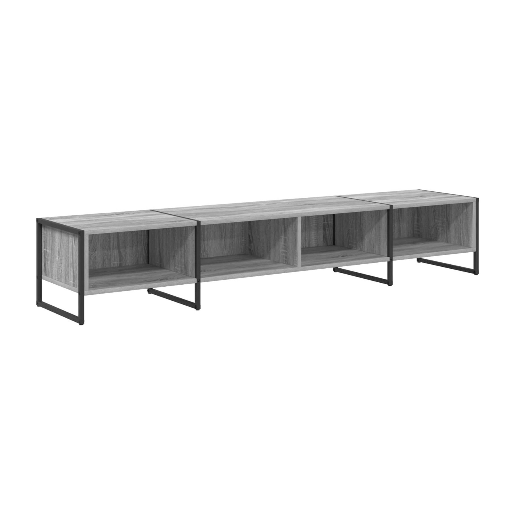 Meuble TV HELLOSHOP26 Meuble TV rectangulaire industriel moder