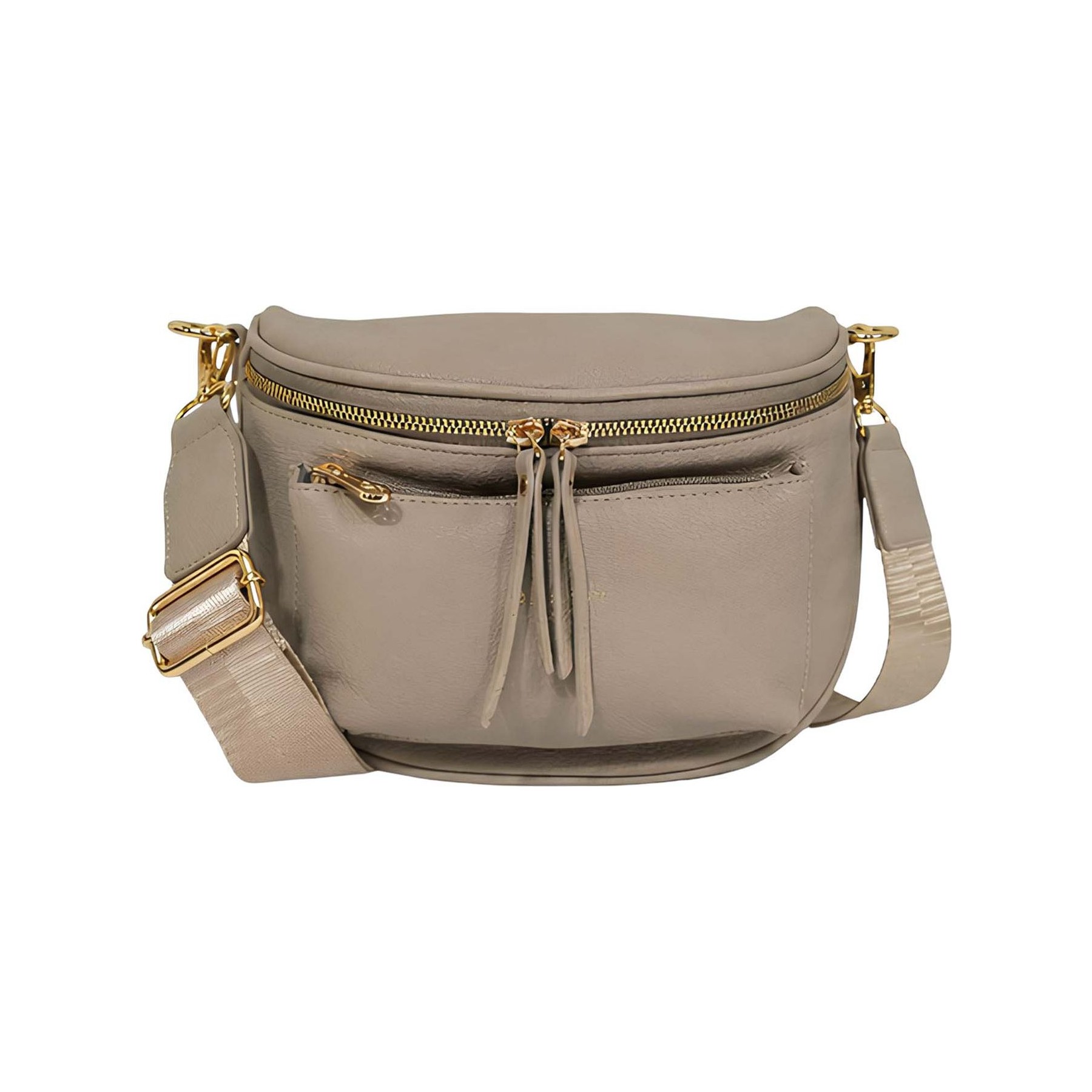 Sac bandoulière GALLANTRY pour Femme Effet Grainé avec Poches
