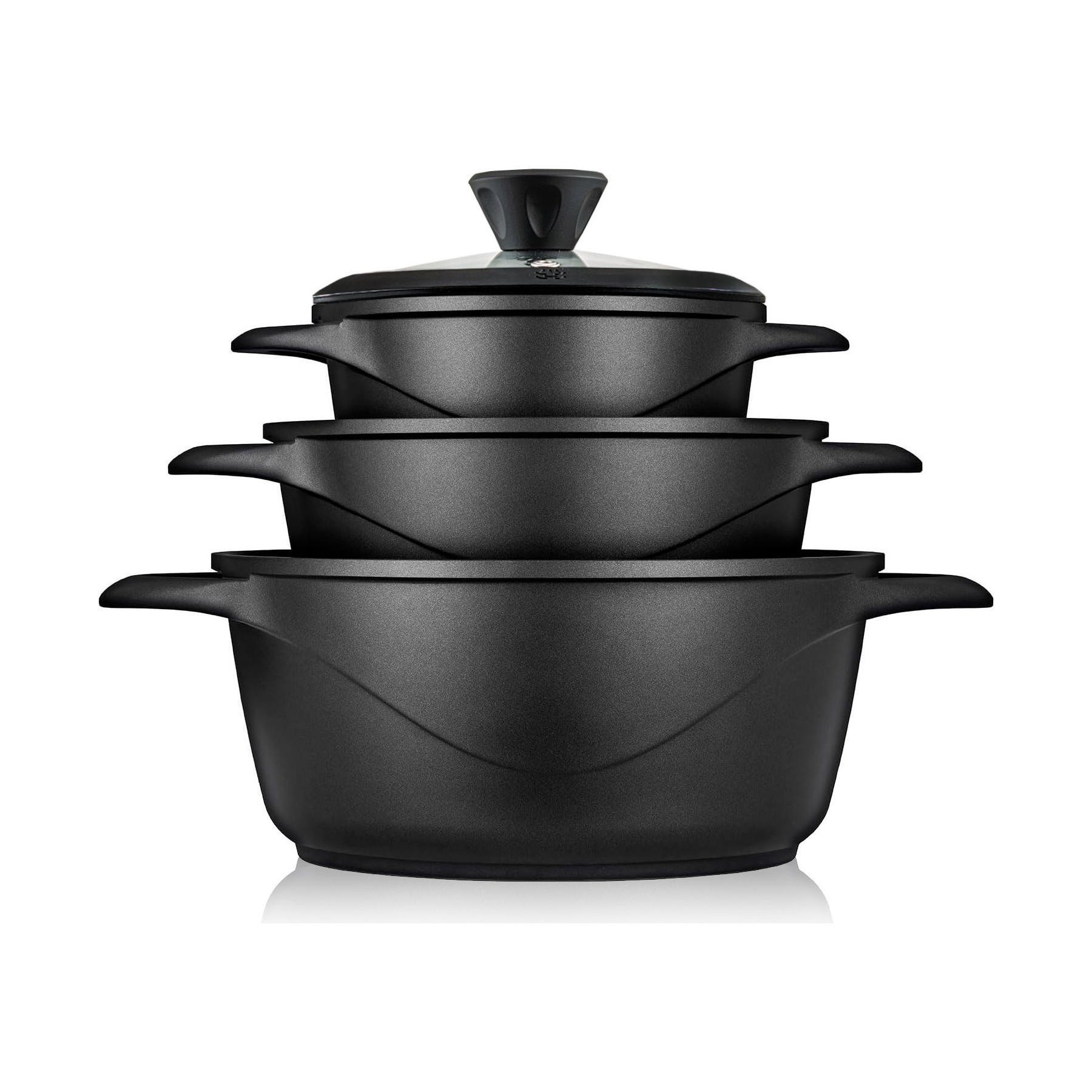 Batterie de cuisine BRIEBE MGK-18S Batterie Cuisine Induction 6 pcs