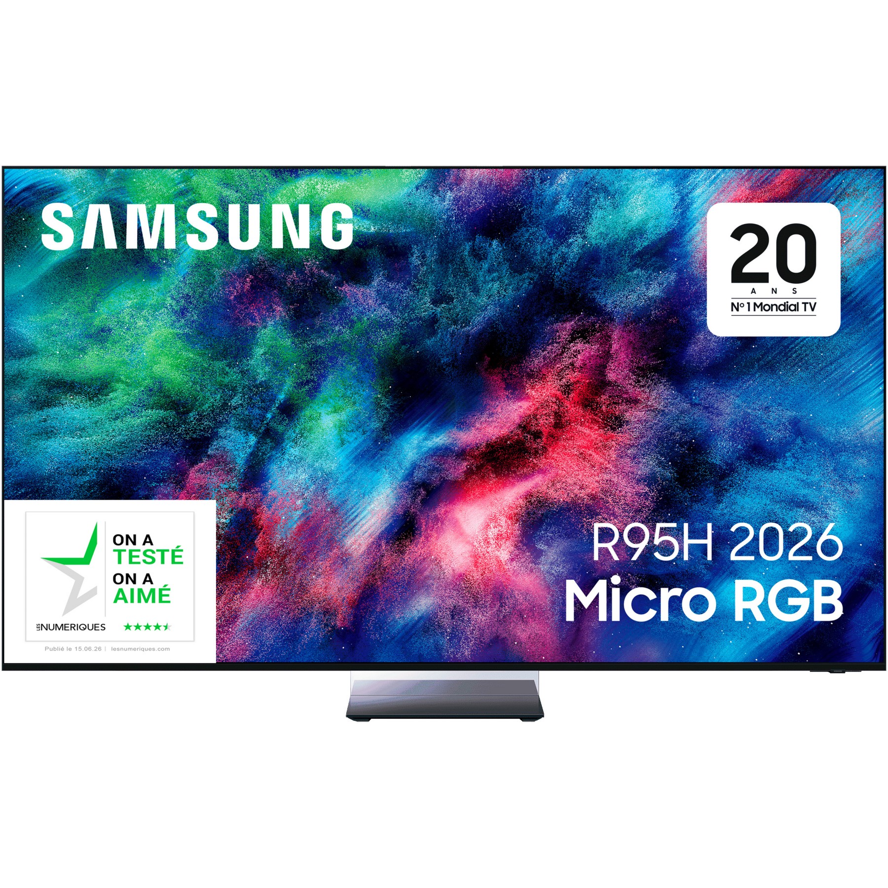 TV RGB SAMSUNG TMR65R95H (2026) 65" (163 cm) 4K - Smart TV IA, anti-reflet, Micro RGB (couleurs ultra-détaillées)
