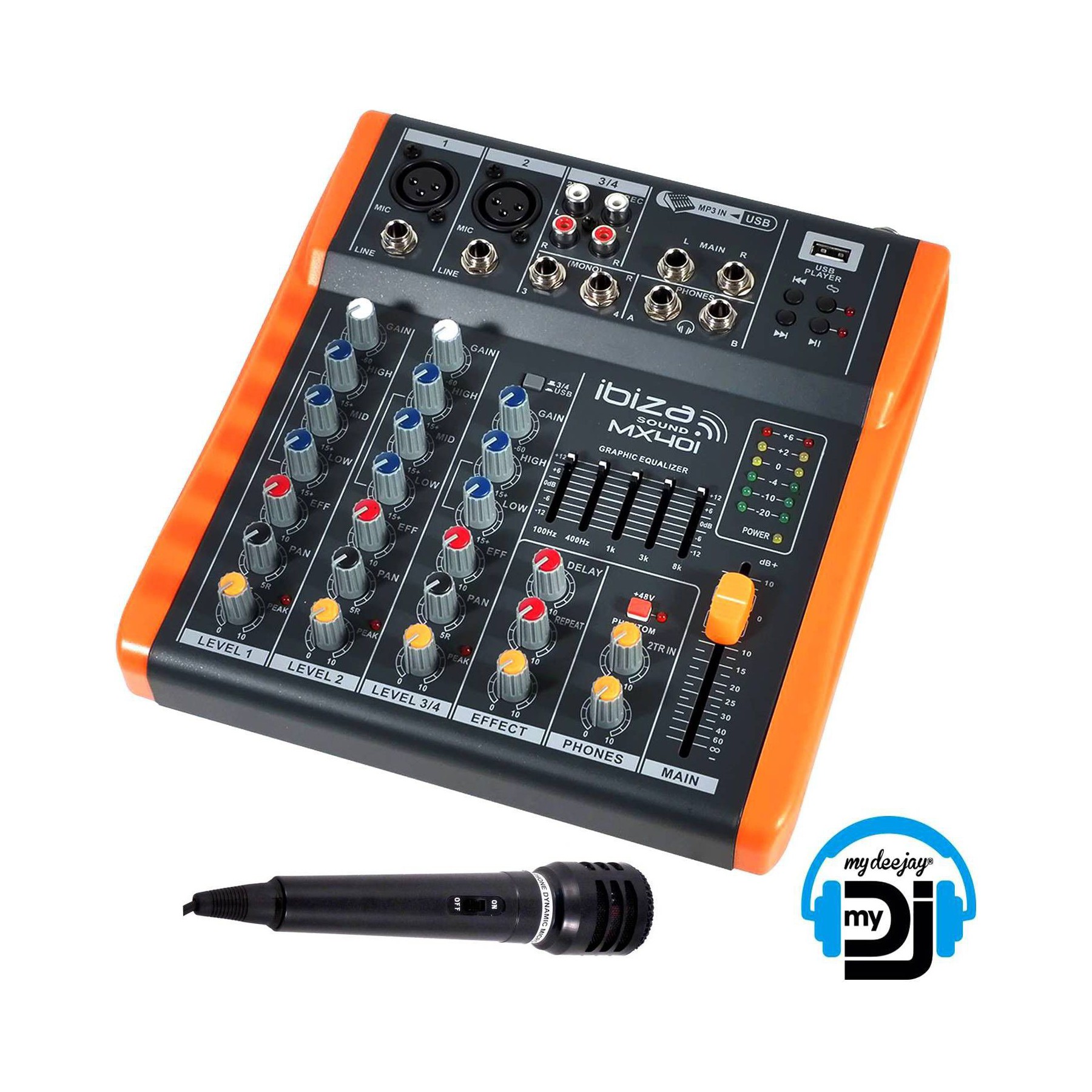 Table de mixage MYDEEJAY MX401-MDJ01