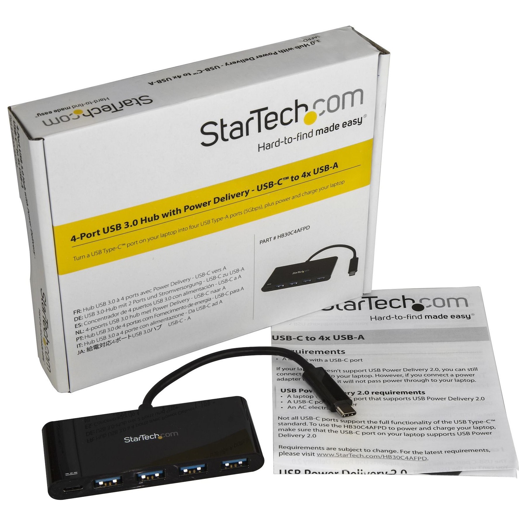 Hub USB C STARTECH HB30C4AFPD