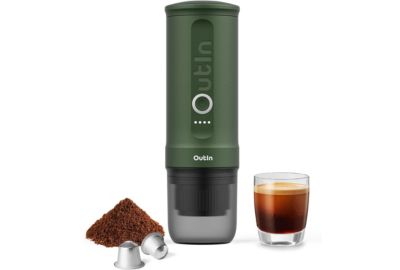 Cafetière à dosette OUTIN Portable Vert Nano Electric OTEM-01-FG