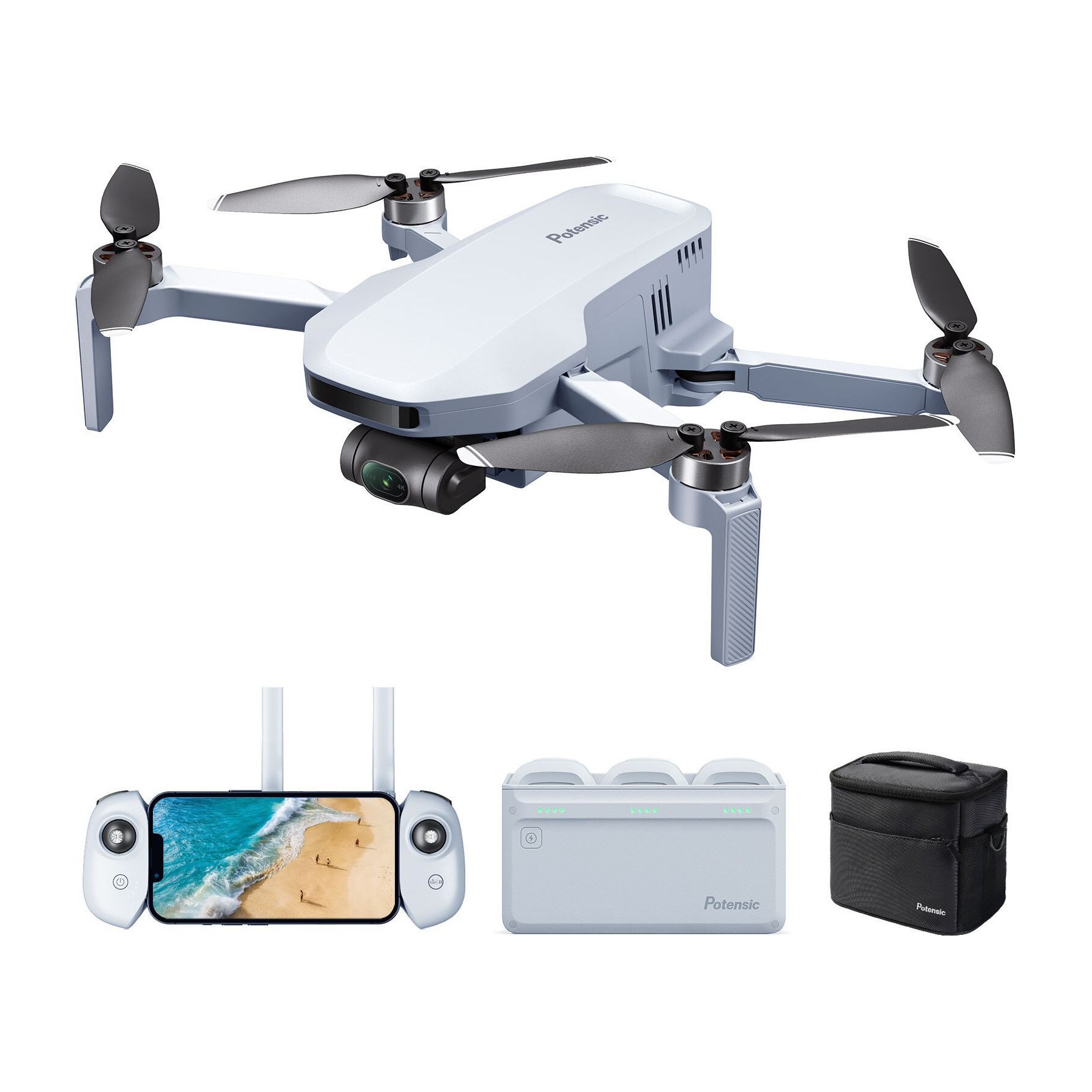 Drone POTENSIC ATOM Fly More Combo