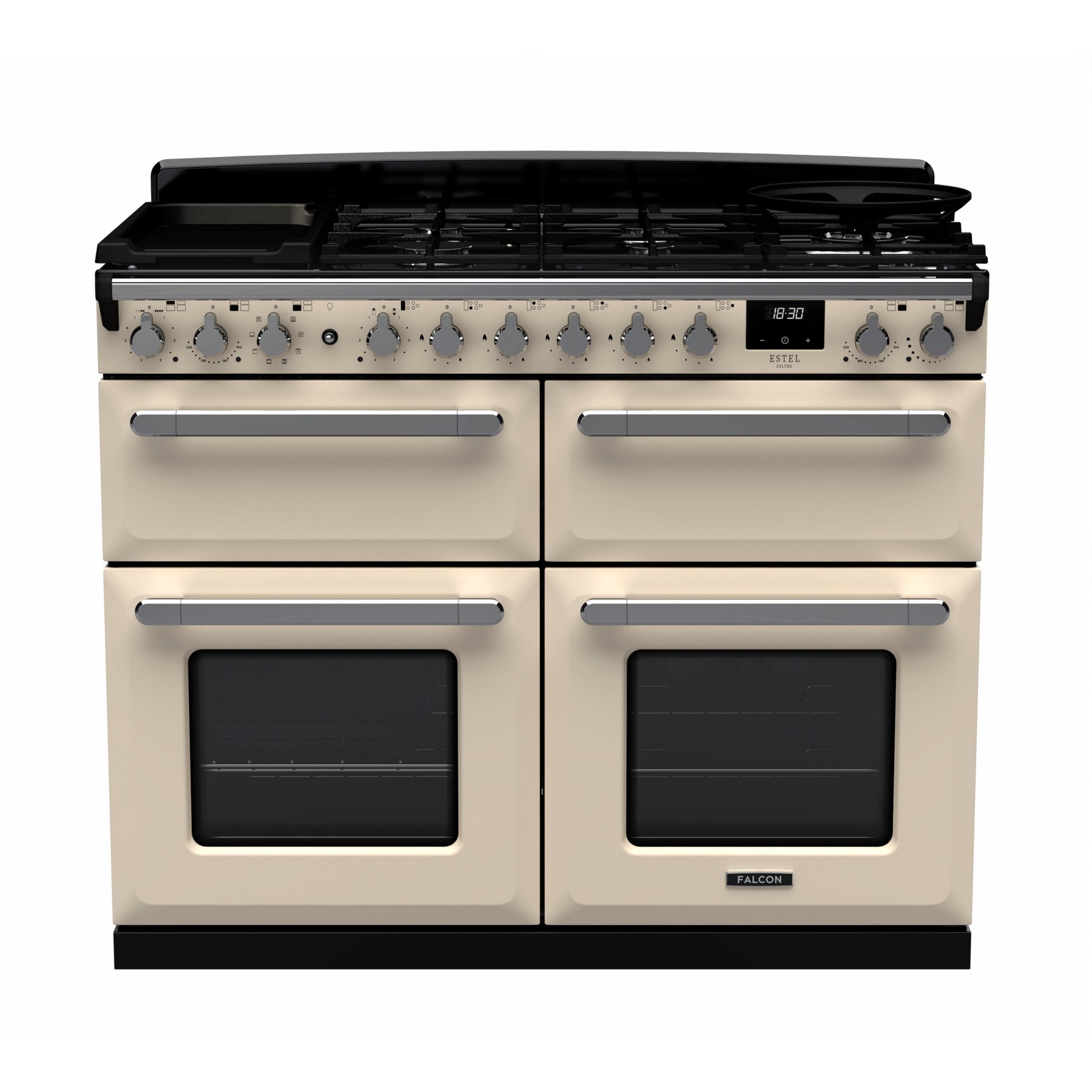Piano de cuisson mixte FALCON ESTEL DELUXE BC TAB MIX 110 CM CREME PAS
