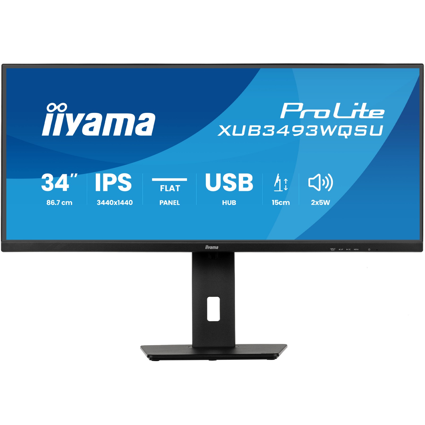 Ecran PC IIYAMA 34'' Noir IPS 21:9