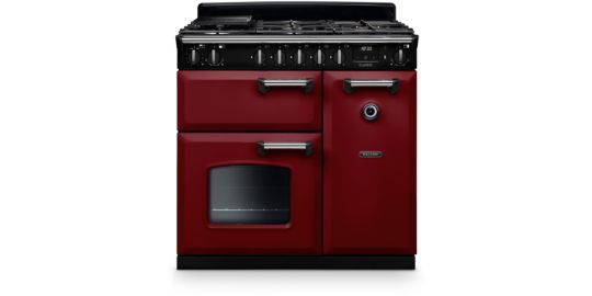 Piano de cuisson gaz FALCON NGC TAB GAZ 90 CM BORDEAUX CHROME