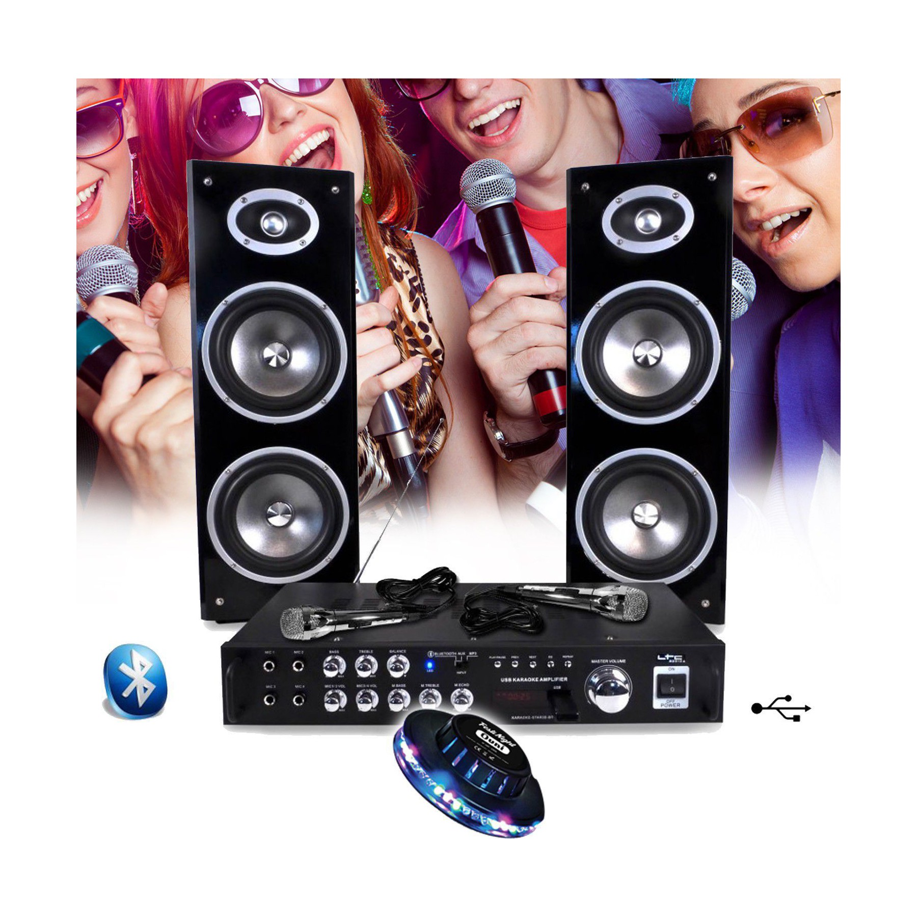 Karaoké LTC AUDIO Pack Karaoké Enfants Adultes LTC STAR3D-