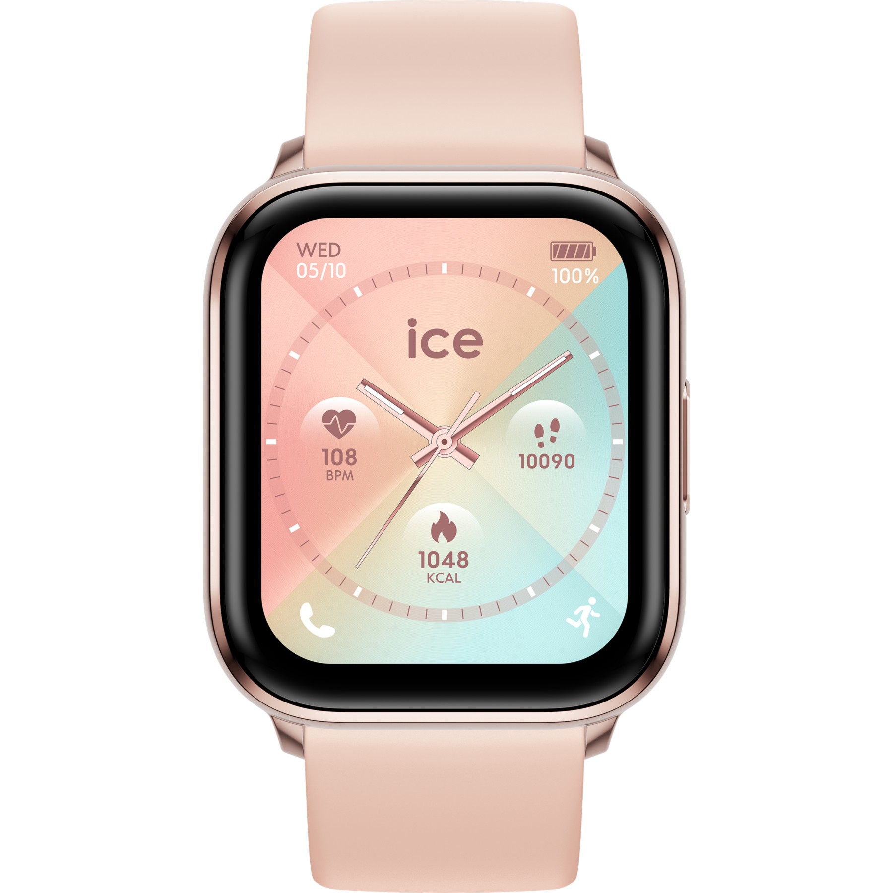 Montre connectée ICEWATCH Ice Fit 1.0 Amoled GPS Rose Gold Nu 1.78