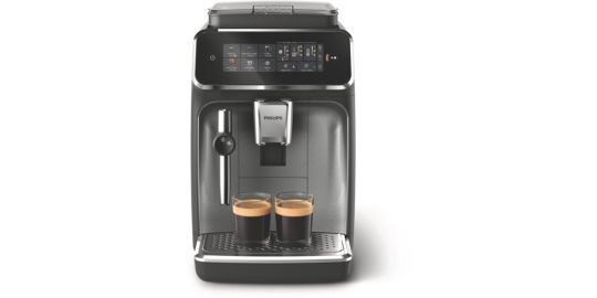 Expresso Broyeur PHILIPS EP2339/10 cafetière à grain LatteGo série 2300, 4 boissons, SilentBrew, Noir