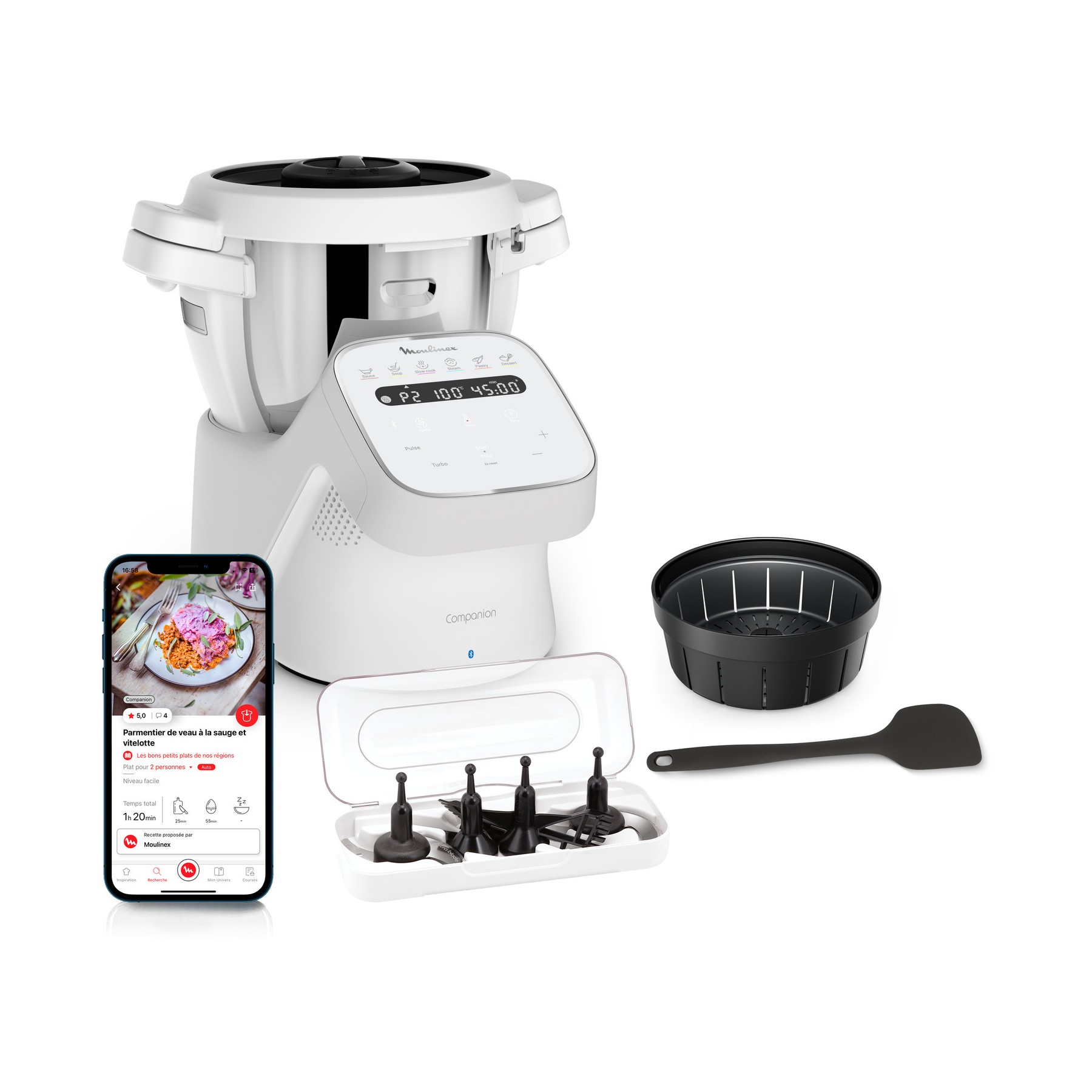 Robot cuiseur MOULINEX I-Companion Connect HF941AF0