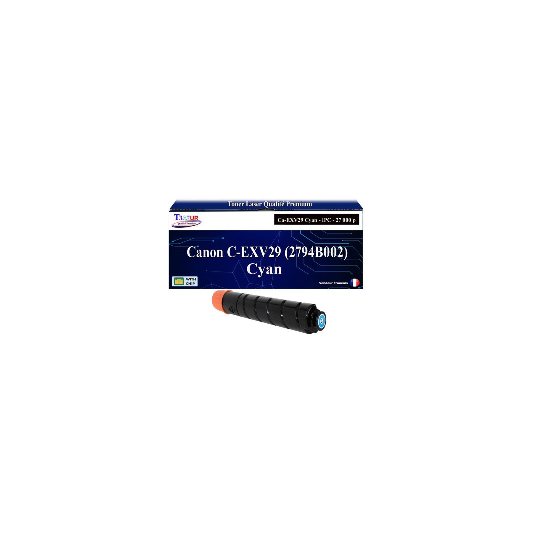 Toner T3AZUR pour Canon C5235i, C5240i, CEXV29 C