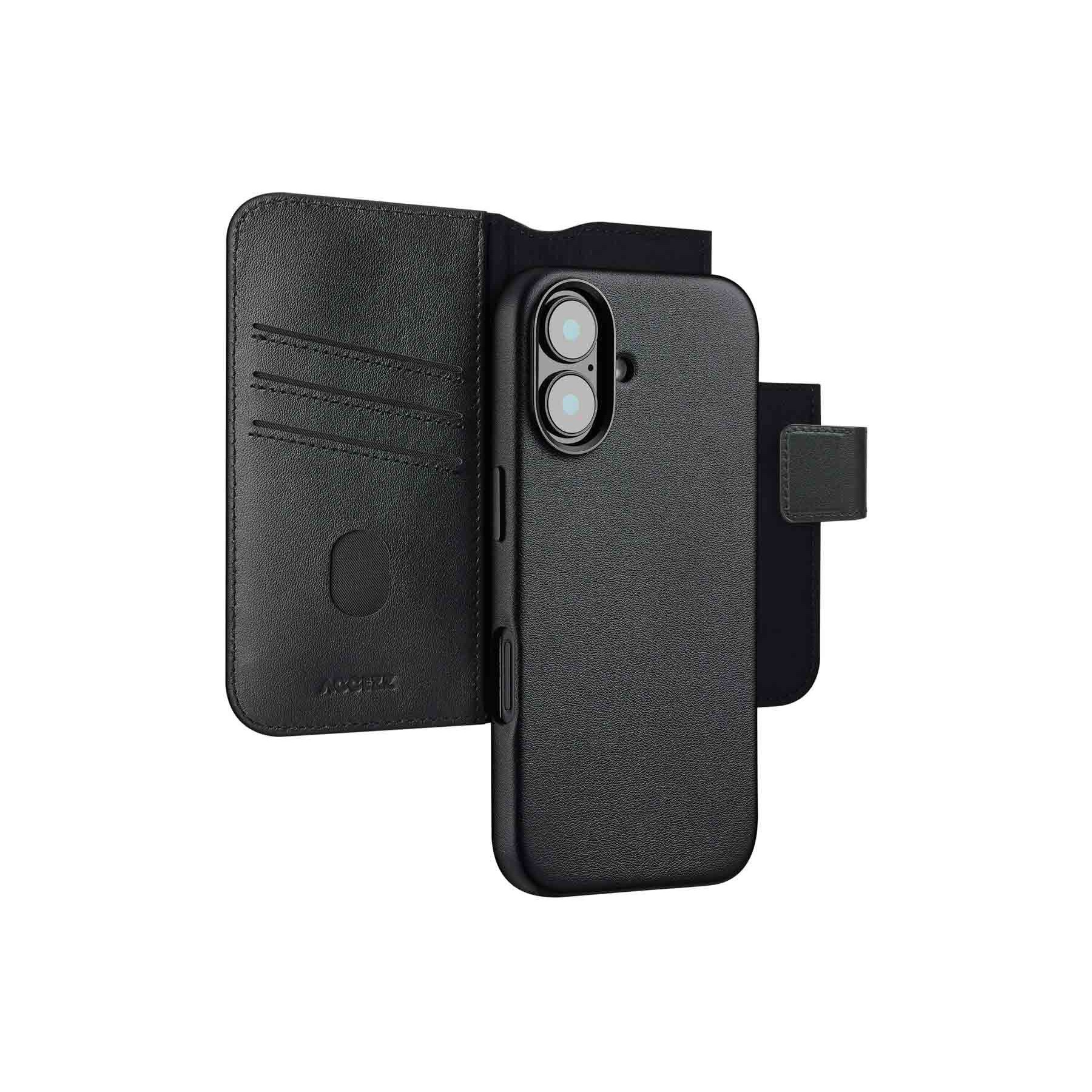 Coque étui ACCEZZ pour Apple iPhone 16 - Onyx Black