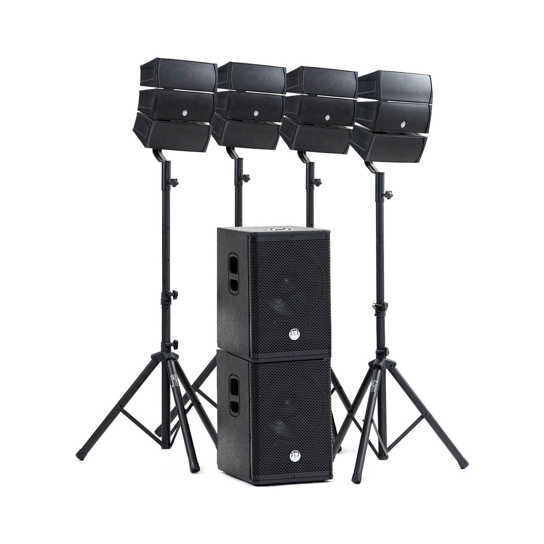 Pack sono BM SONIC Pack Sono DJ BMS-12-ARRAY-BT, 2000W