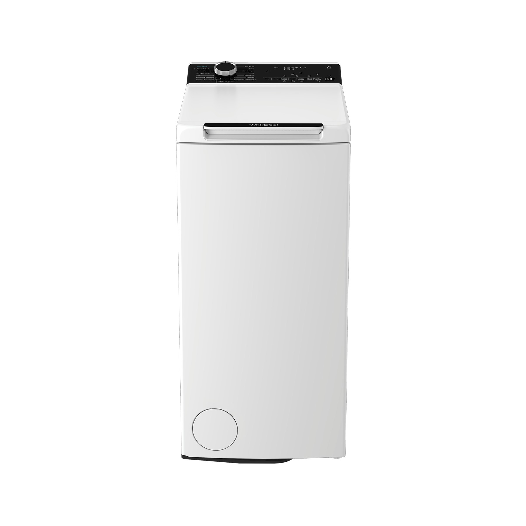 Lave linge top WHIRLPOOL TW621CSILENCEFR - 6 kg - 1200 tr/min - Classe A - Moteur induction - Connecté WiFi