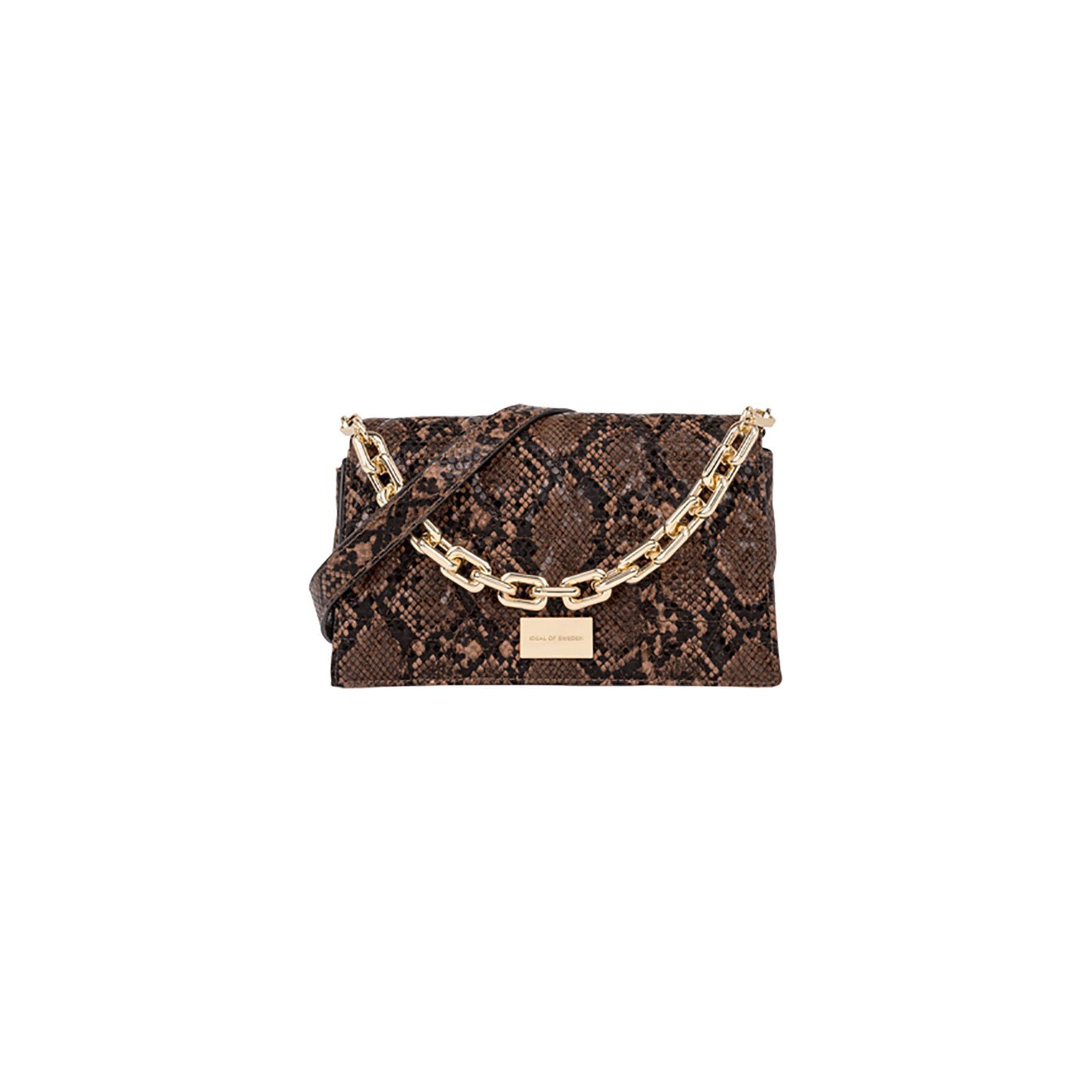 Sac bandoulière IDEAL OF SWEDEN Modèle Leia au Motif Serpent avec Chaine