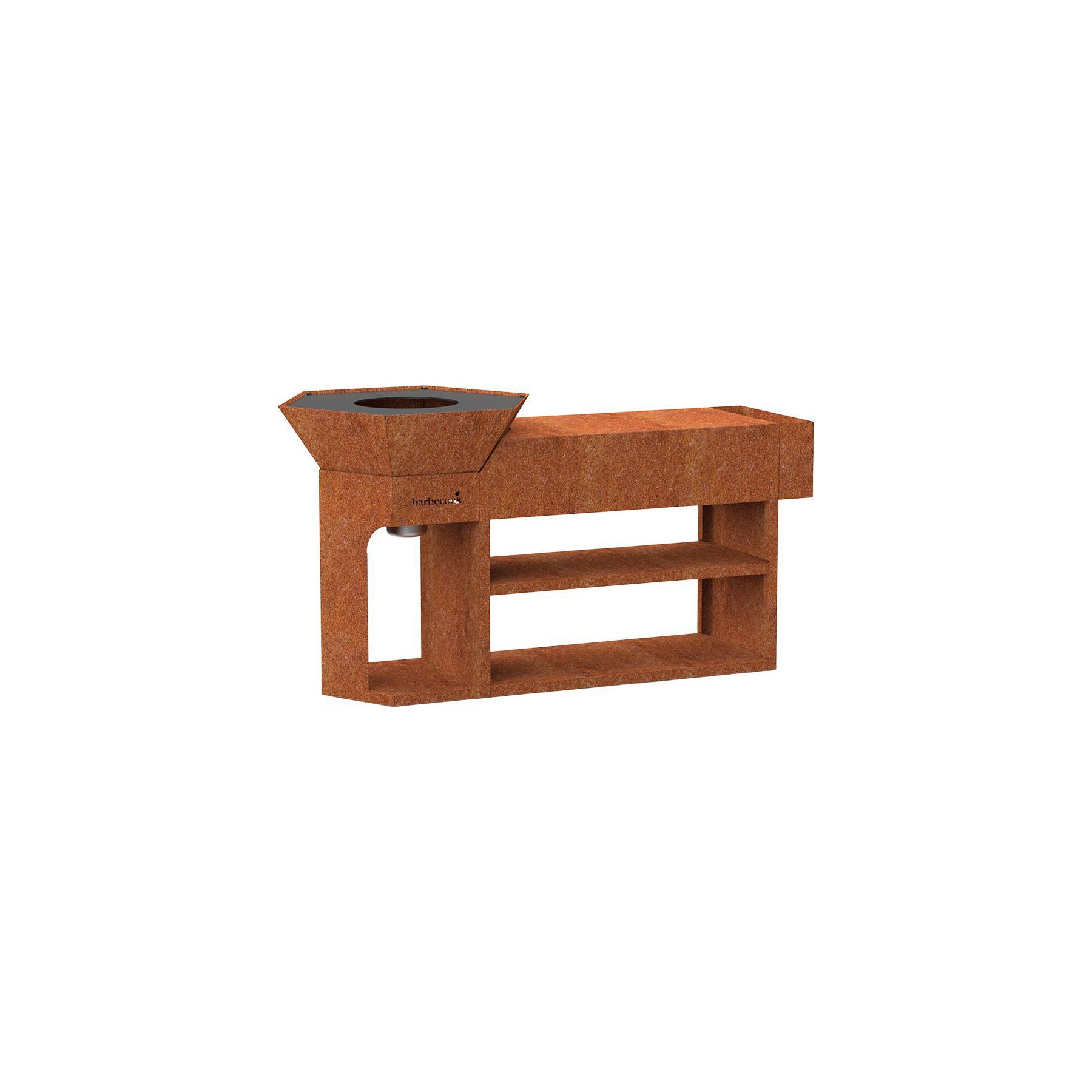Brasero BARBECOOK Brasero Nestor Island - Acier corten